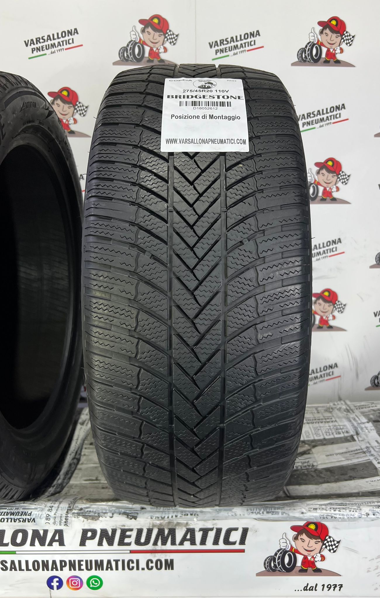 N.2 Pneumatici - 275/45R20 110V XL BRIDGESTONE - Blizzak LM005 - immagine 2