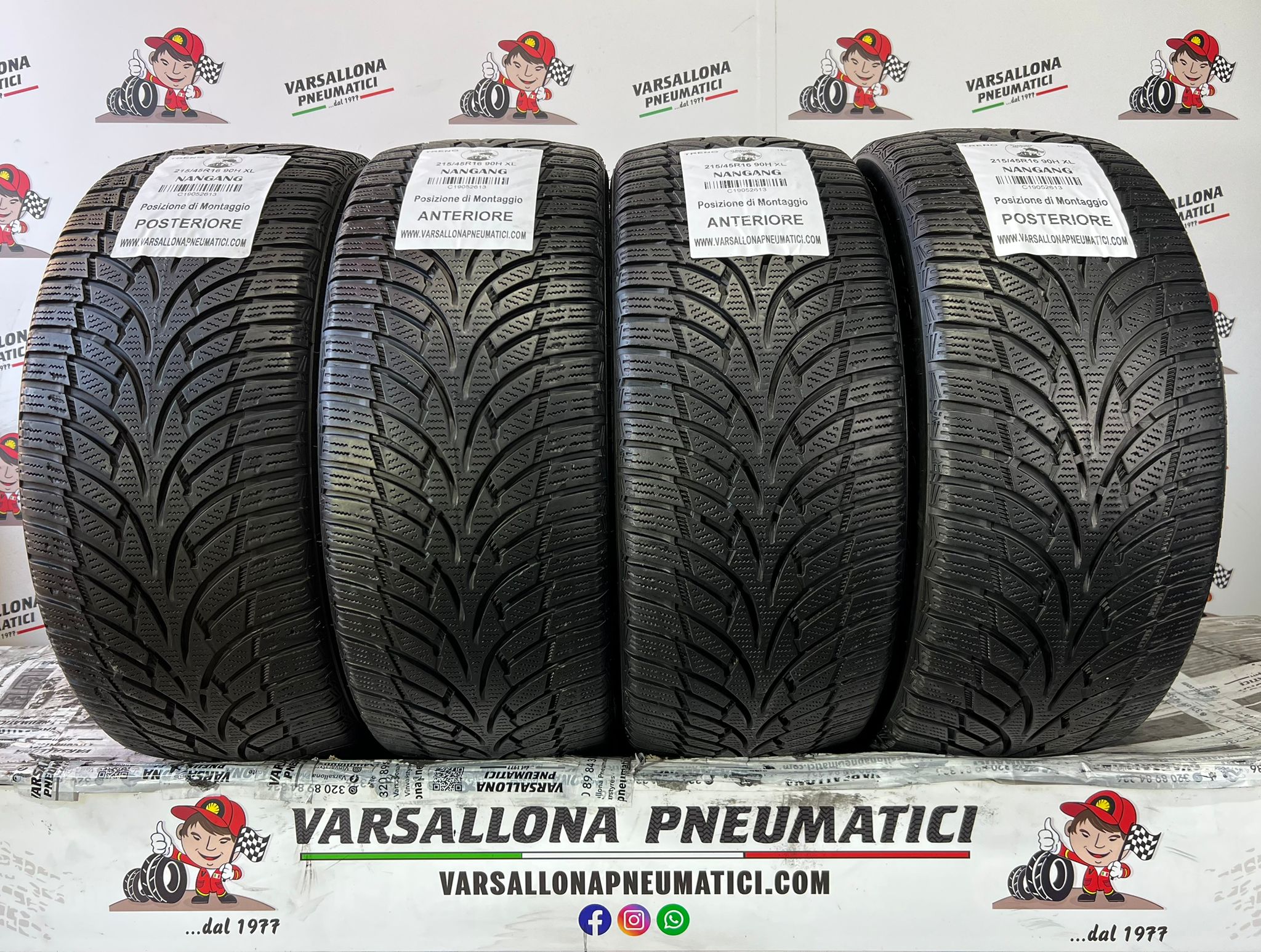 N.4 Pneumatici - 215/45R16 90H XL NANGANG - Winter Activa SV-3