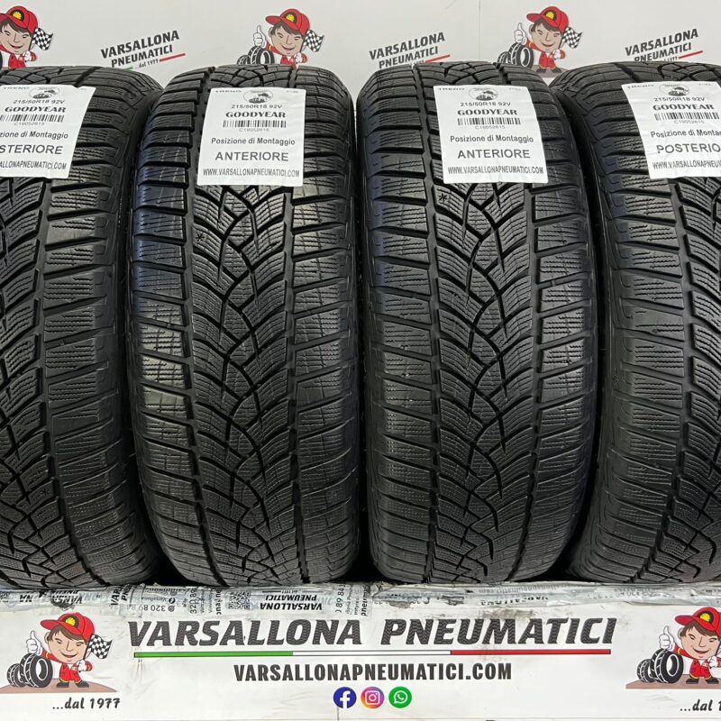 N.4 Pneumatici - 215/50R18 92V GOODYEAR - Ultra grip performance +