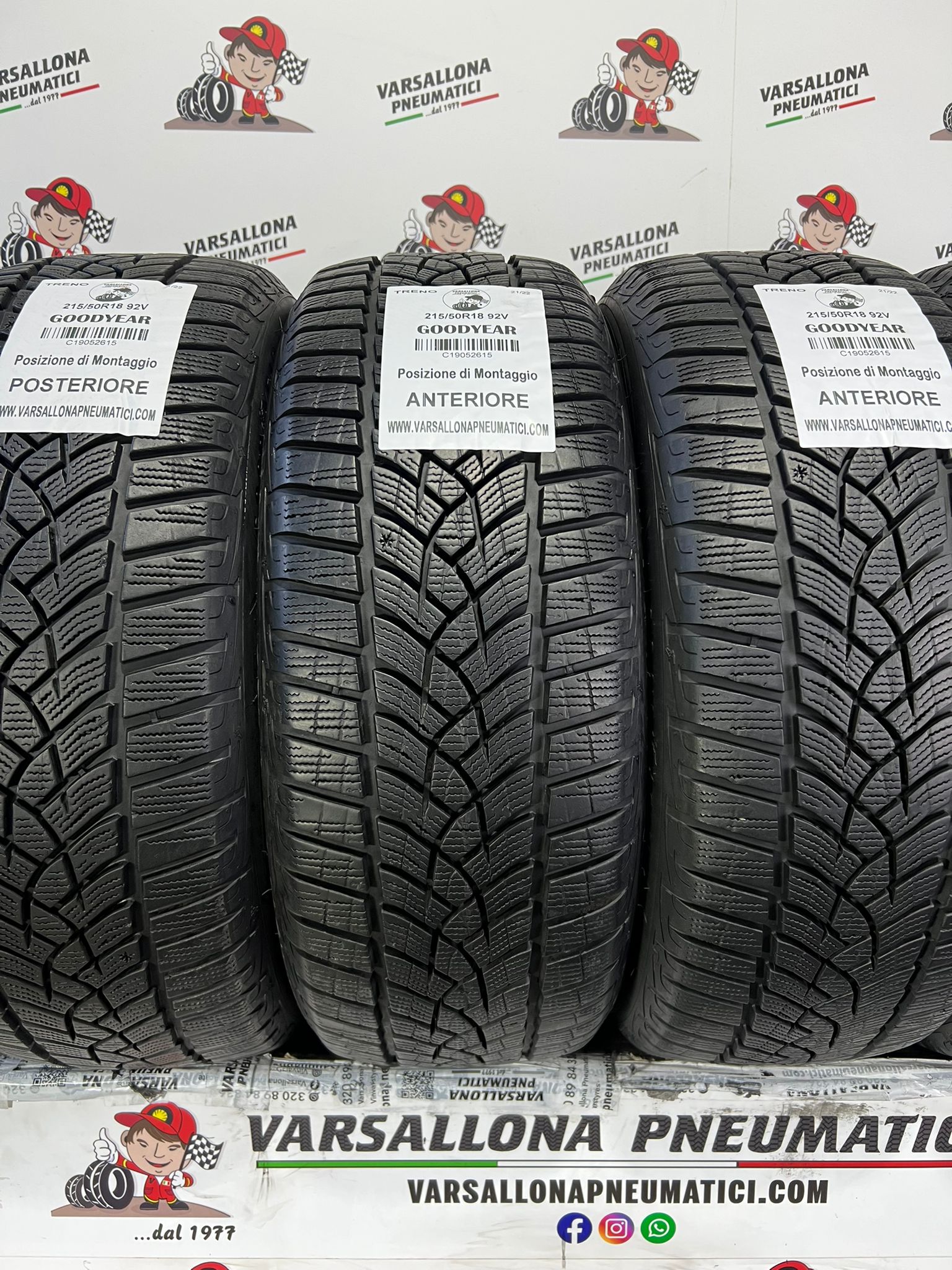 N.4 Pneumatici - 215/50R18 92V GOODYEAR - Ultra grip performance + - immagine 2