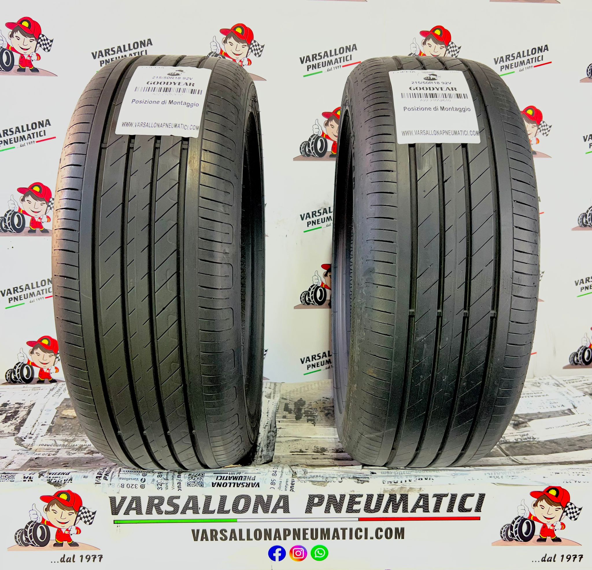 N.2 Pneumatici - 215/50R18 92V GOODYEAR - Ultra grip Performance 2
