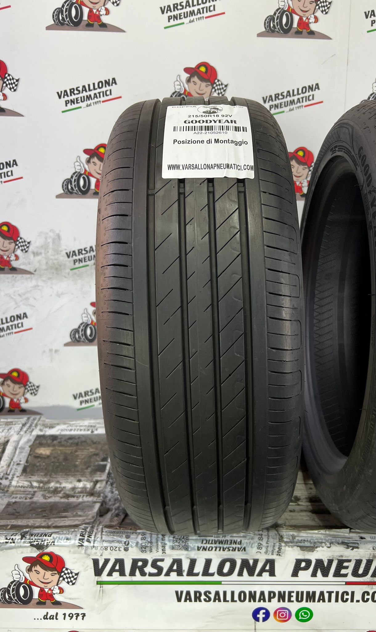 N.2 Pneumatici - 215/50R18 92V GOODYEAR - Ultra grip Performance 2 - immagine 2
