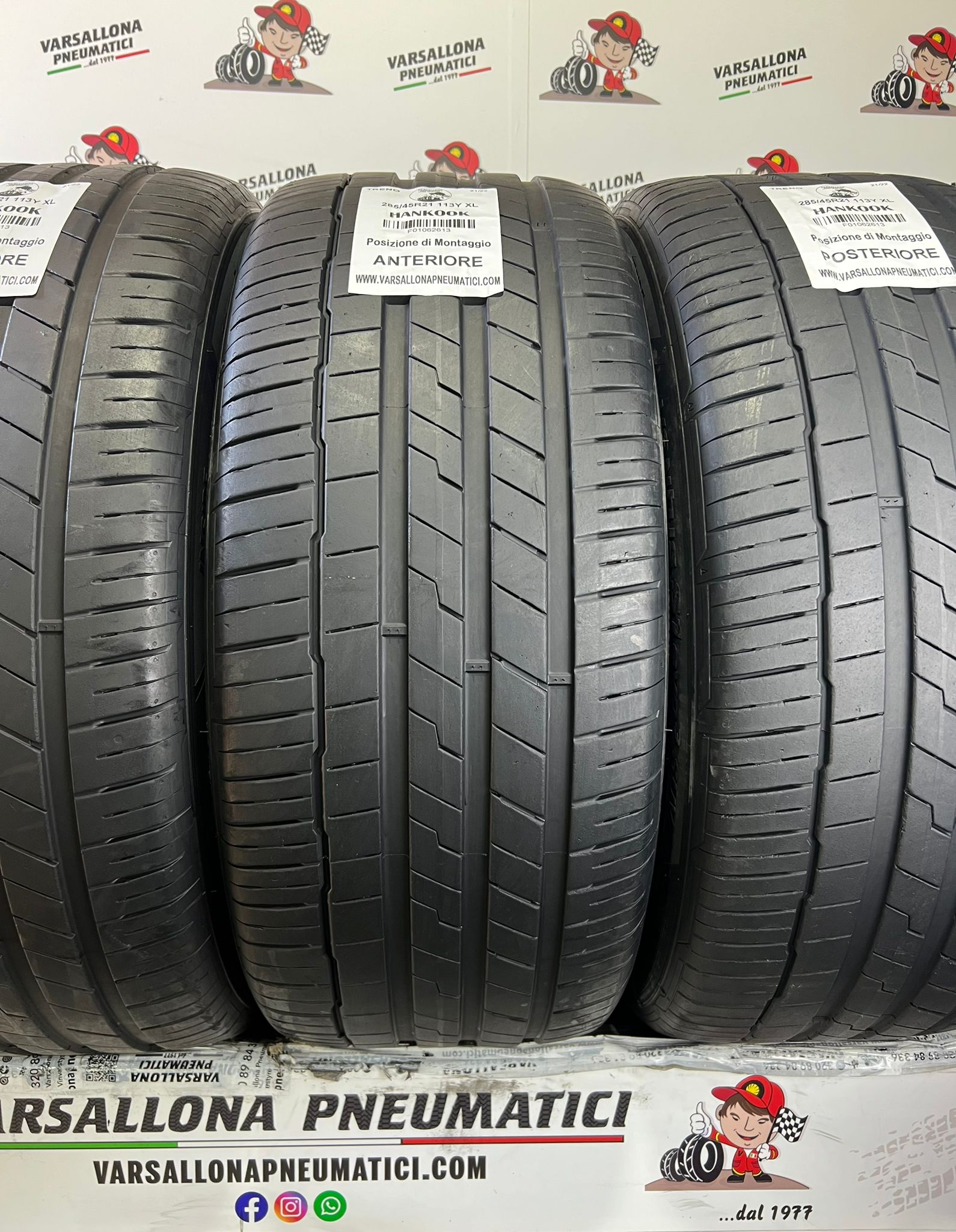 N.4 Pneumatici - 285/45R21 113Y XL HANKOOK - Ventus S1 Evo 3 SUV AO - immagine 2