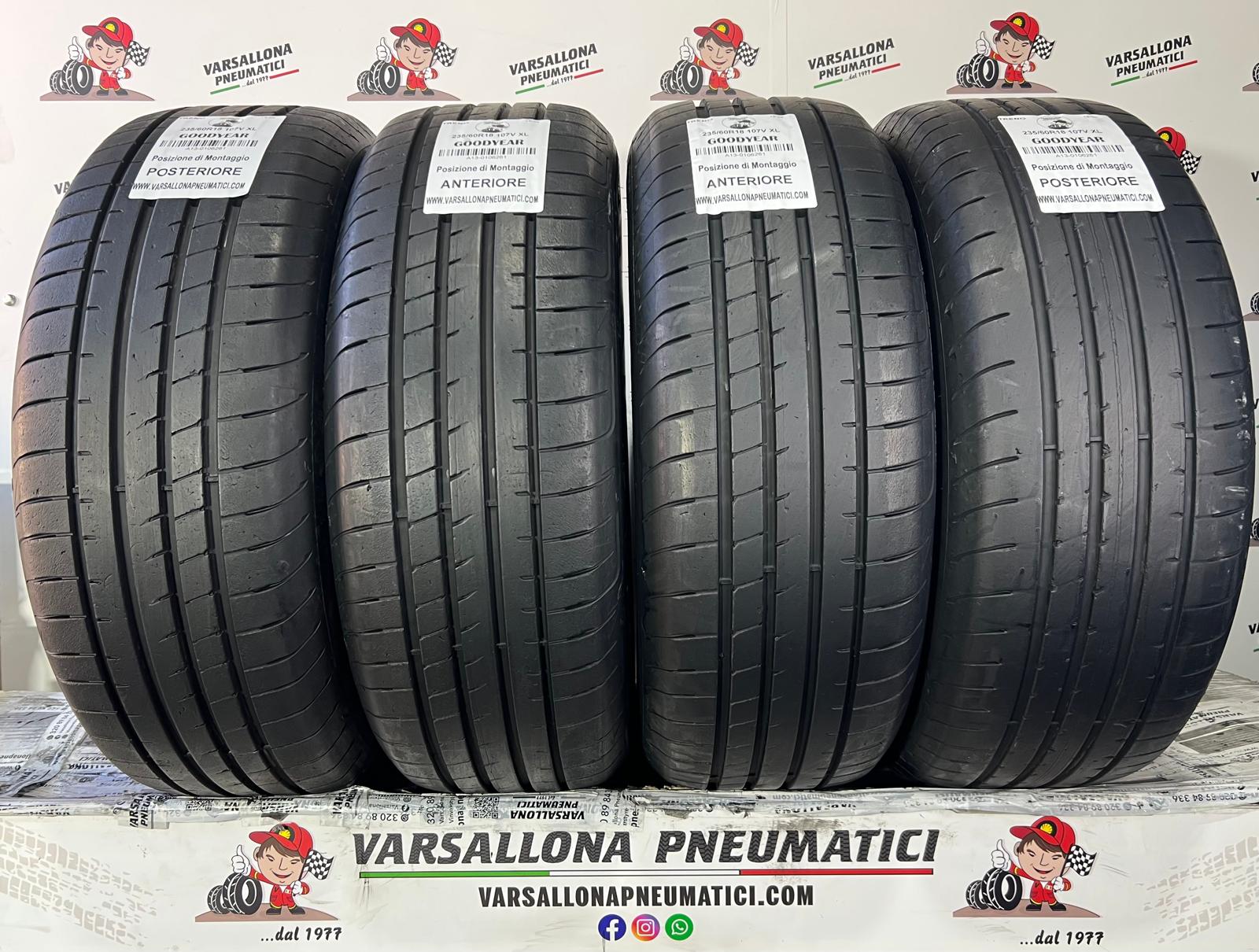 N.4 Pneumatici - 235/60R18 107V XL GOODYEAR - Eagle F1 Asymmetric 3