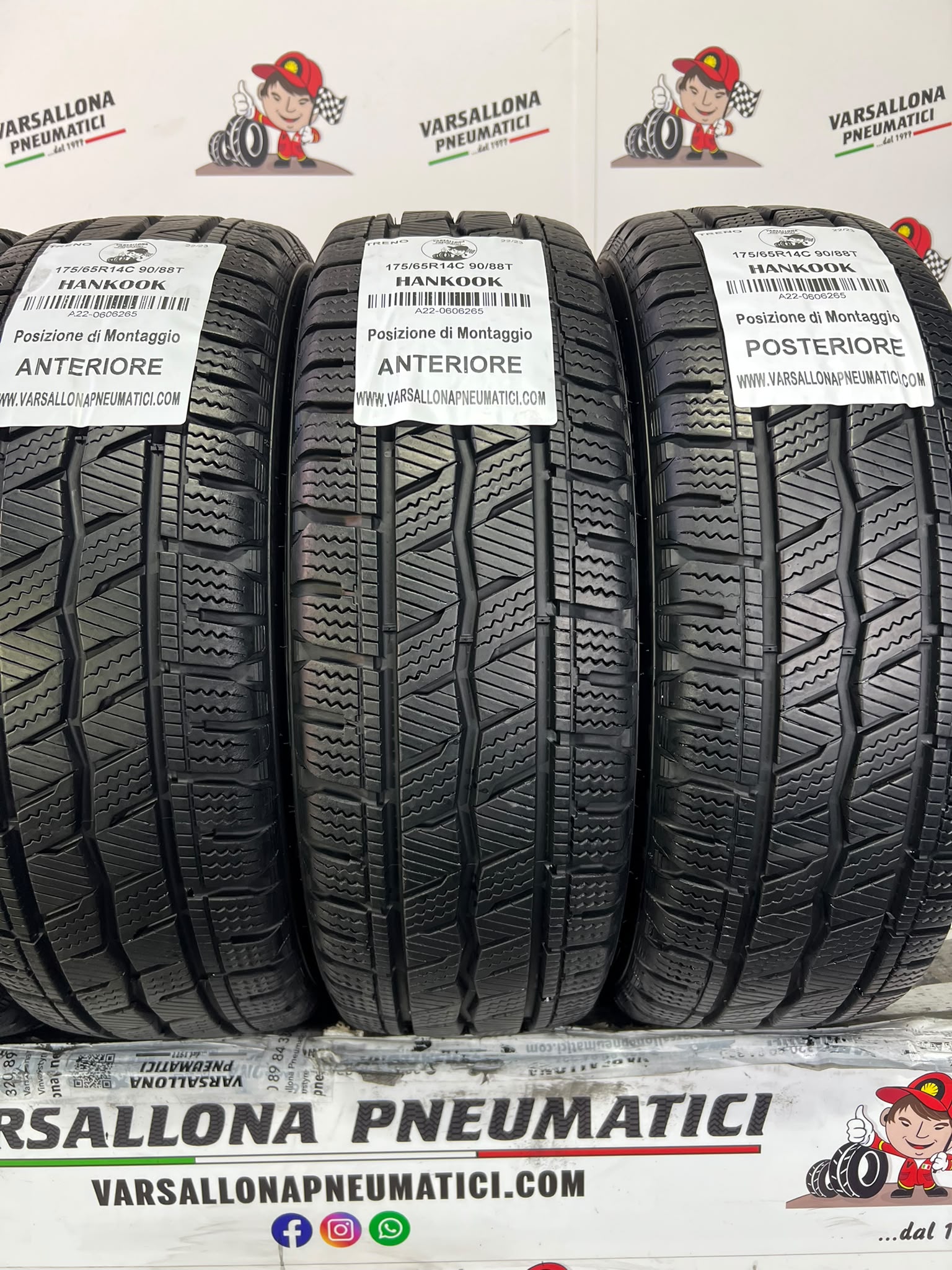 N.4 Pneumatici - 175/65R14C 90/88T HANKOOK - Winter Icept LV - immagine 2