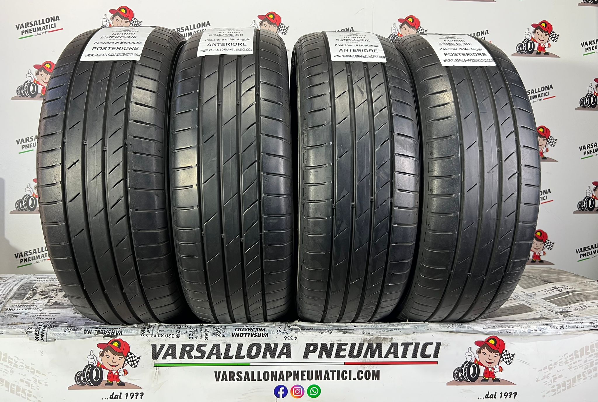 N.4 Pneumatici - 205/60R16 92V KUMHO TYRES - Ecsta PS71