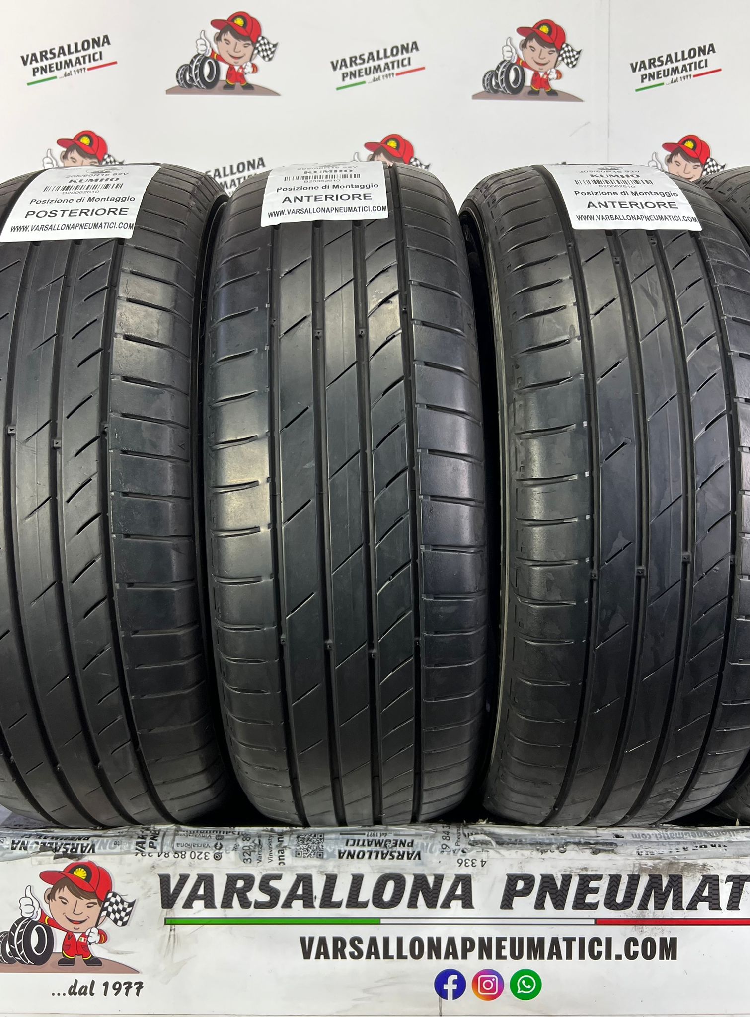 N.4 Pneumatici - 205/60R16 92V KUMHO TYRES - Ecsta PS71 - immagine 2