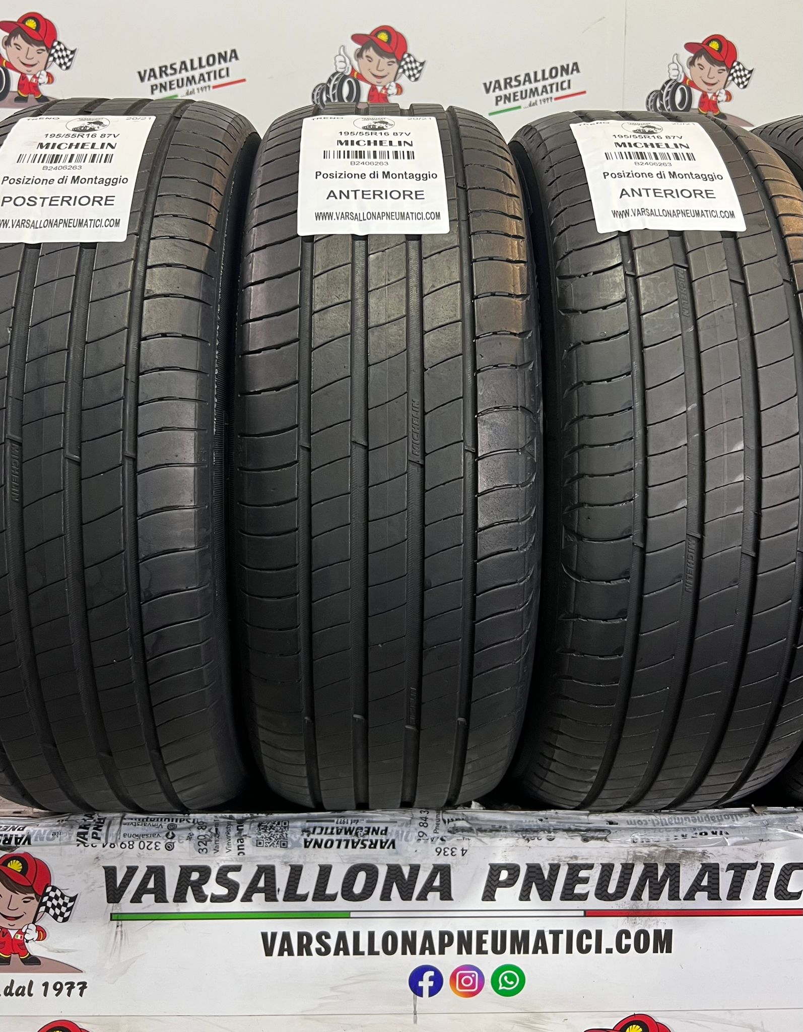 N.4 Pneumatici - 195/55R16 91T XL MICHELIN - Primacy 4 - immagine 2