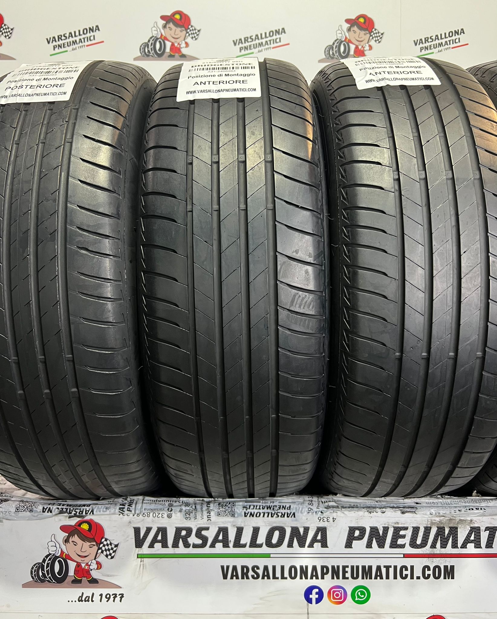 N.4 Pneumatici - 215/60R17 96H BRIDGESTONE - Turanza T005 - immagine 2
