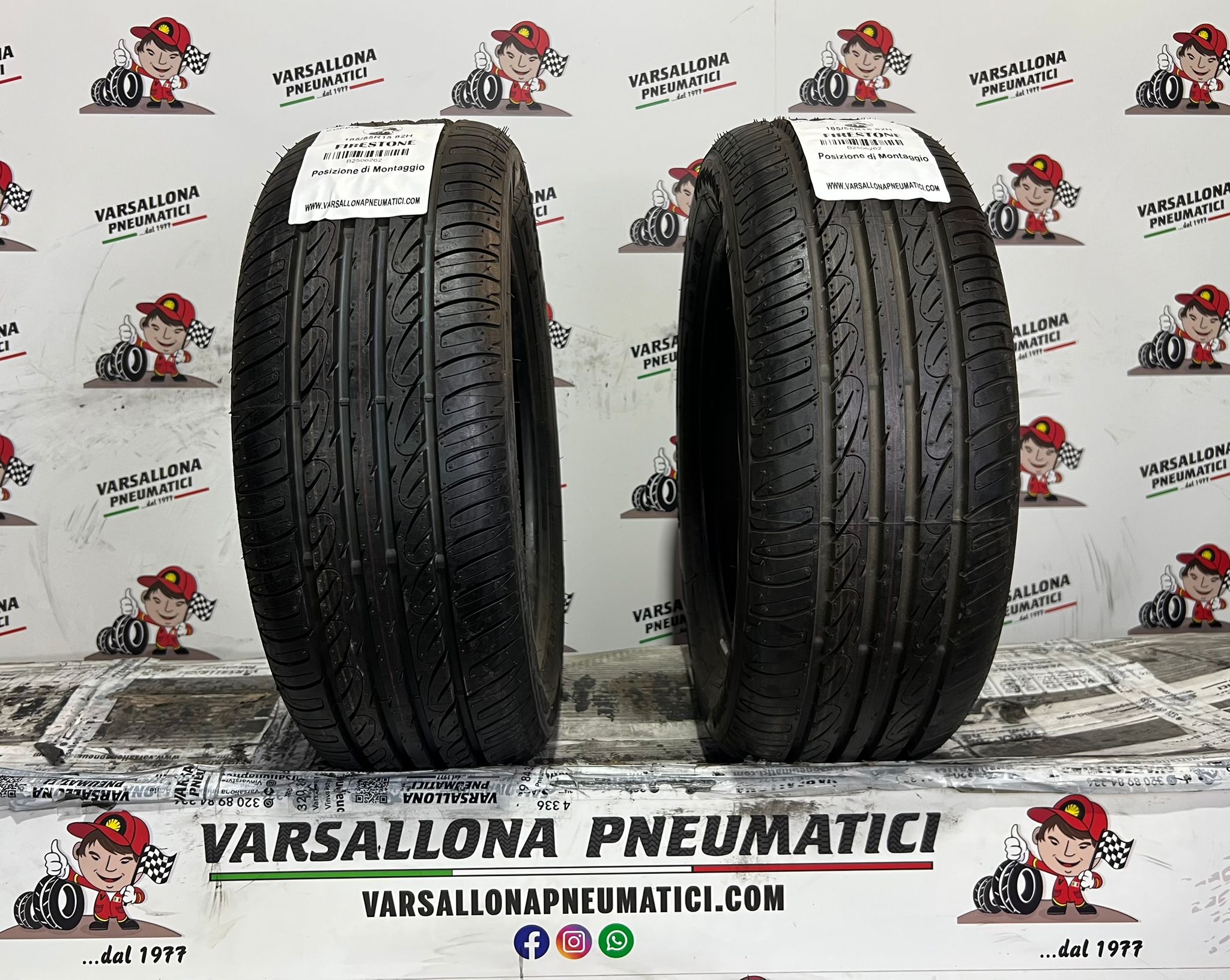 N.2 Pneumatici - 185/55R15 82H FIRESTONE - TZ300A