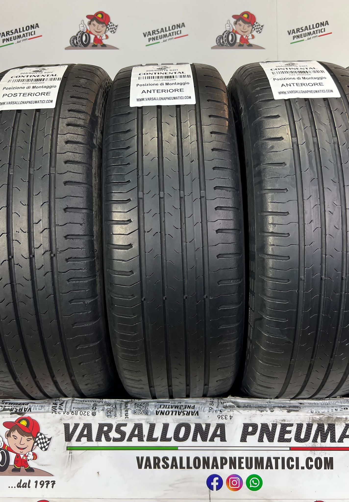 N.4 Pneumatici - 205/60R16 92H CONTINENTAL - Eco Contact 5 - immagine 2