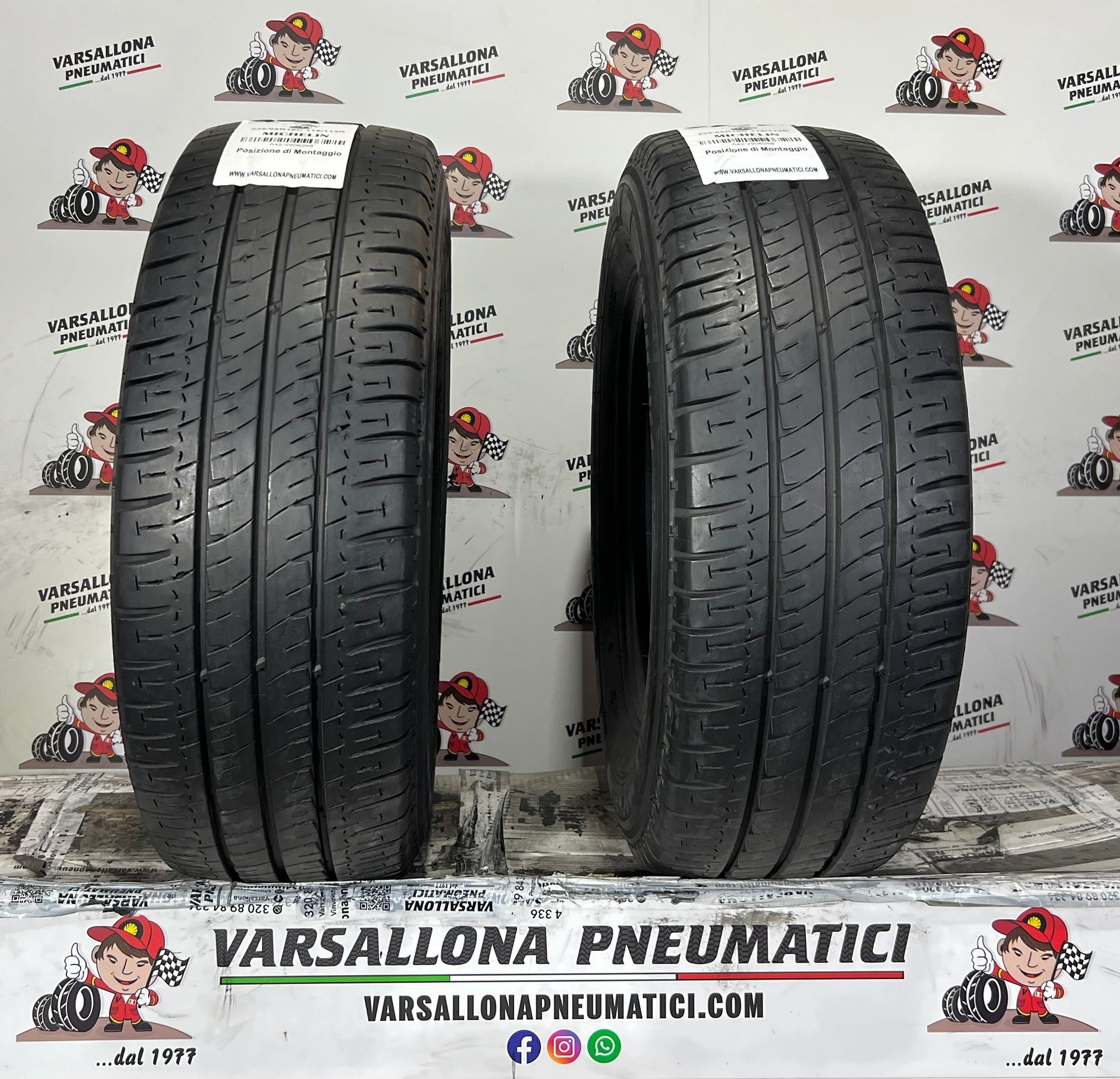 N.2 Pneumatici - 235/65R16C 115/113R MICHELIN - Agilis