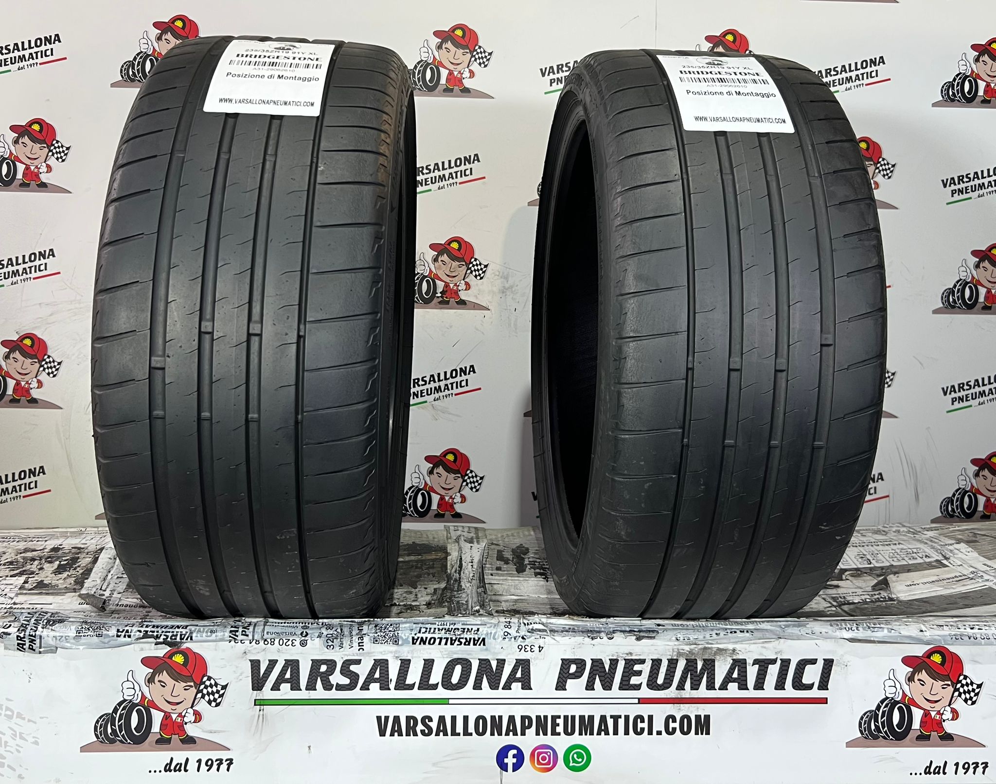 N.2 Pneumatici - 235/35ZR19 91Y XL BRIDGESTONE - Potenza Sport