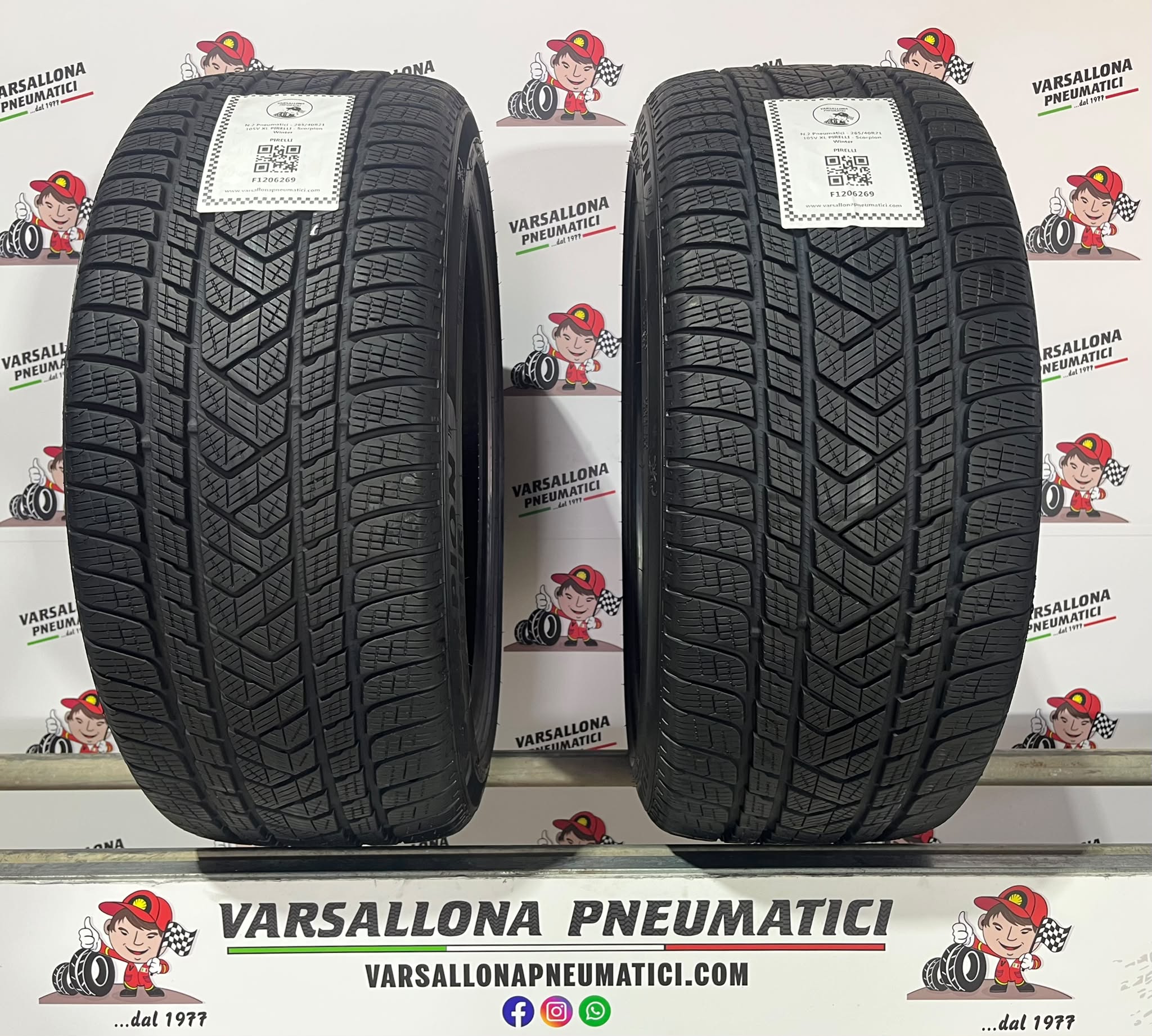 N.2 Pneumatici - 265/40R21 105V XL PIRELLI - Scorpion Winter