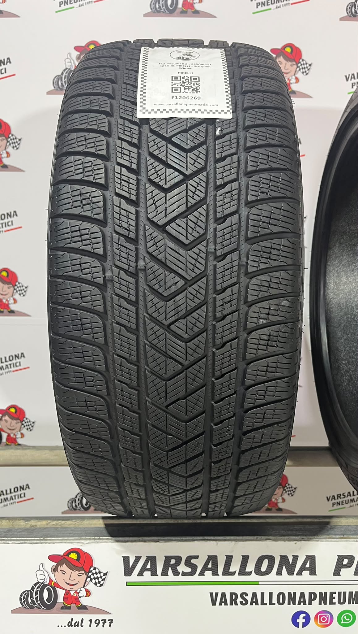 N.2 Pneumatici - 265/40R21 105V XL PIRELLI - Scorpion Winter - immagine 2