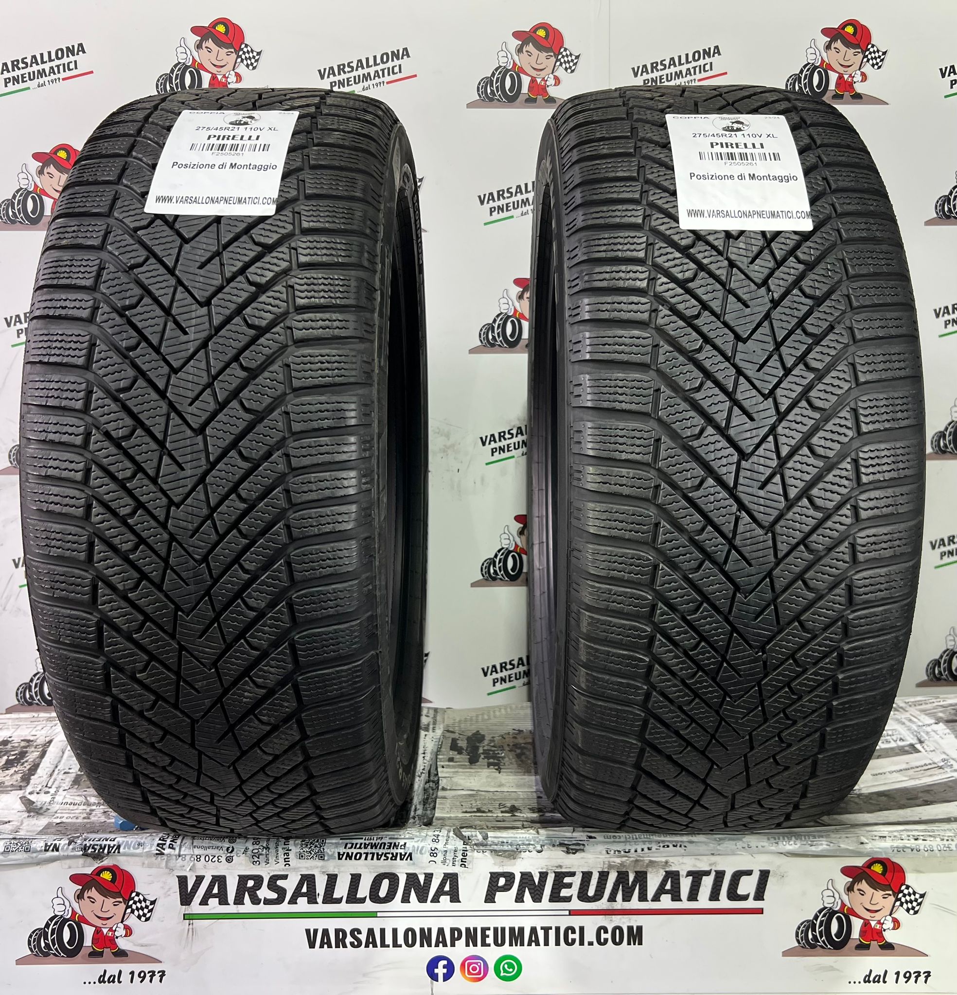 N.2 Pneumatici - 275/45R21 110V XL BRIDGESTONE - Winter 2 Scorpion