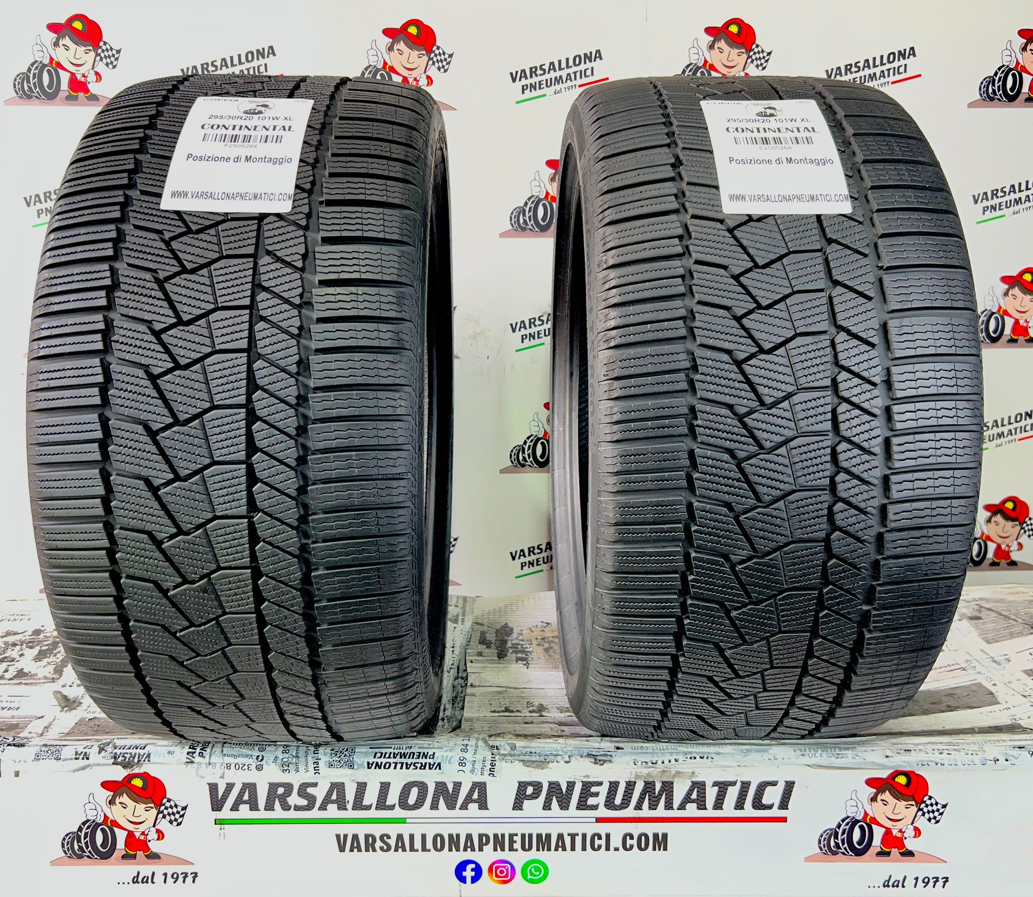 N.2 Pneumatici - 295/30R20 101W XL CONTINENTAL - Winter Contact TS 850S