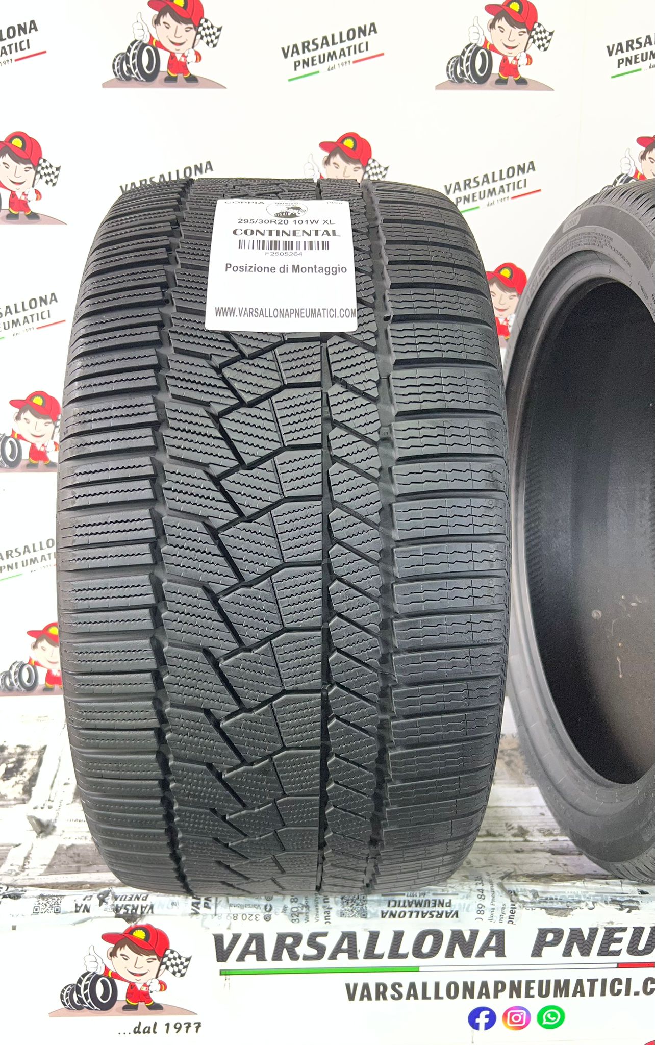 N.2 Pneumatici - 295/30R20 101W XL CONTINENTAL - Winter Contact TS 850S - immagine 2