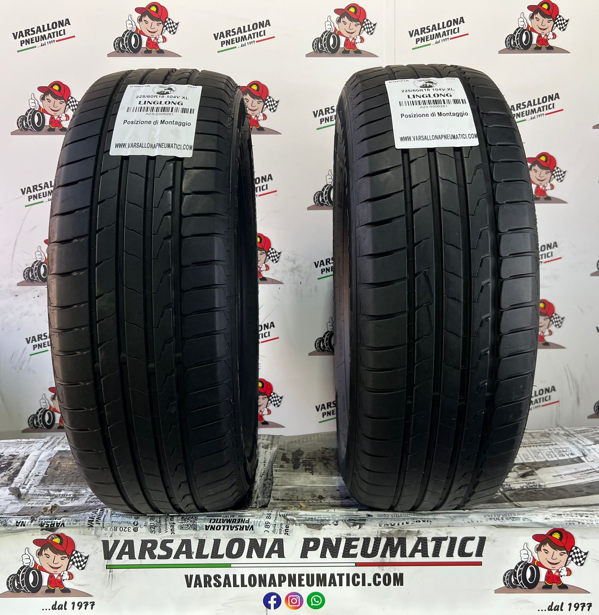 N.2 Pneumatici - 225/60R18 104V XL LINGLONG - Grip Master C/S