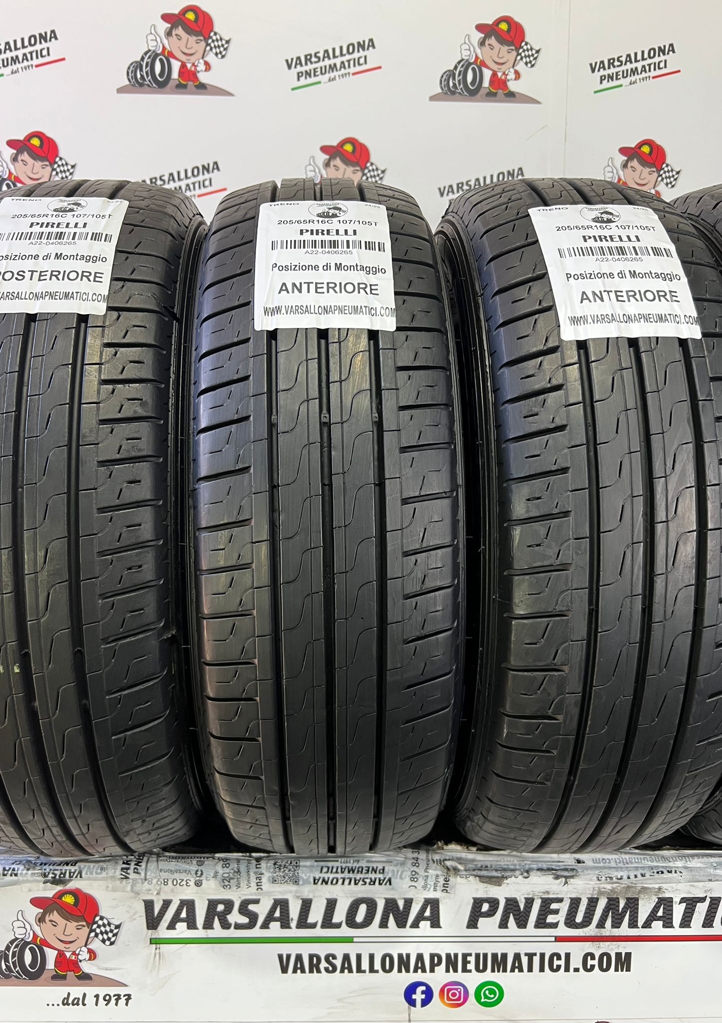 N.4 Pneumatici - 205/65R16C 107/105T PIRELLI - Carrier - immagine 2