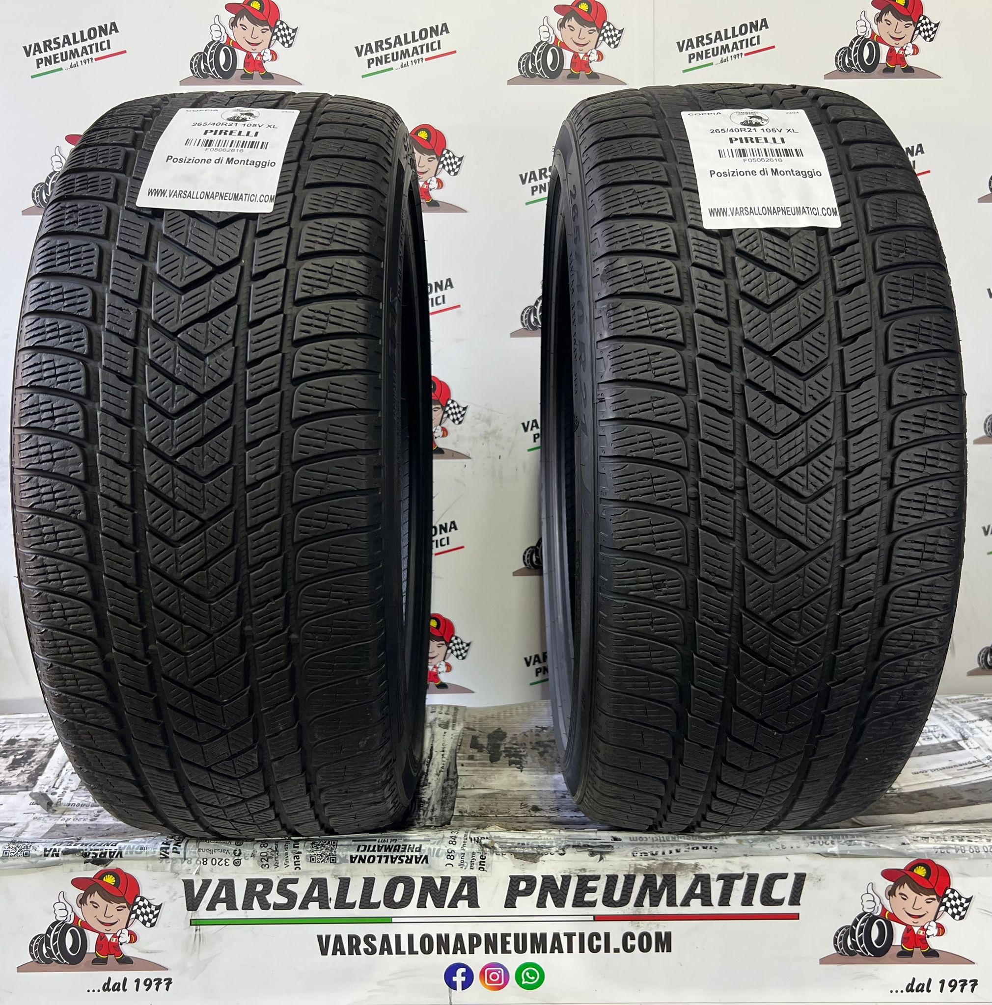 N.2 Pneumatici - 265/40R21 105V XL PIRELLI - Scorpion Winter MGT