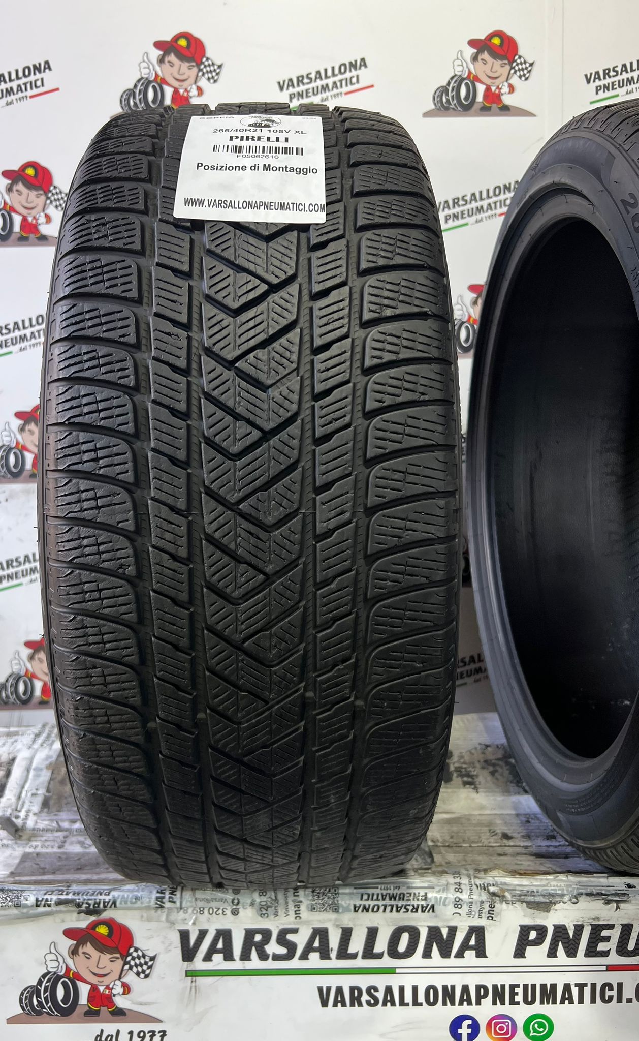 N.2 Pneumatici - 265/40R21 105V XL PIRELLI - Scorpion Winter MGT - immagine 2