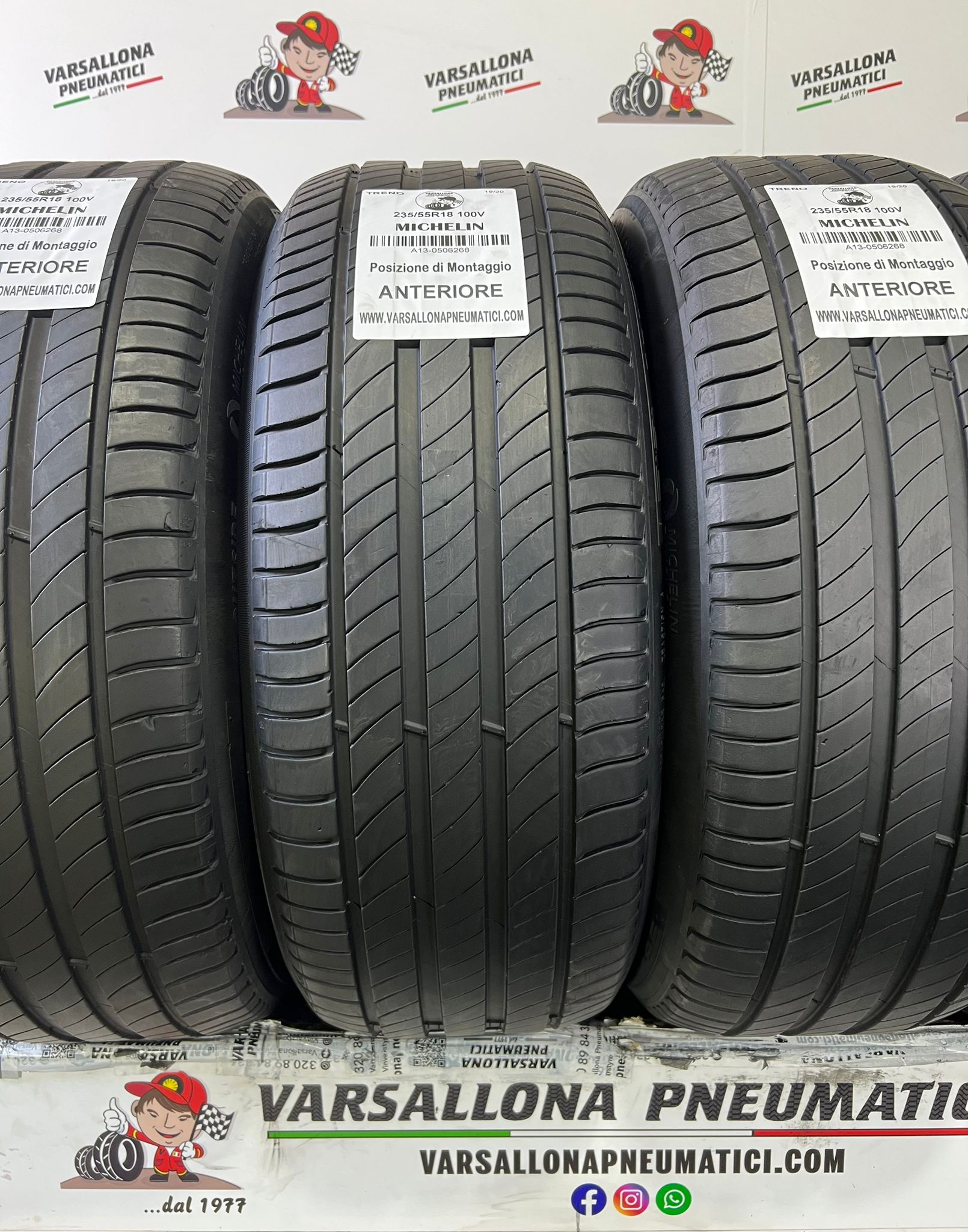 N.4 Pneumatici - 235/55R18 100V MICHELIN - Primacy 4 VOL - immagine 2