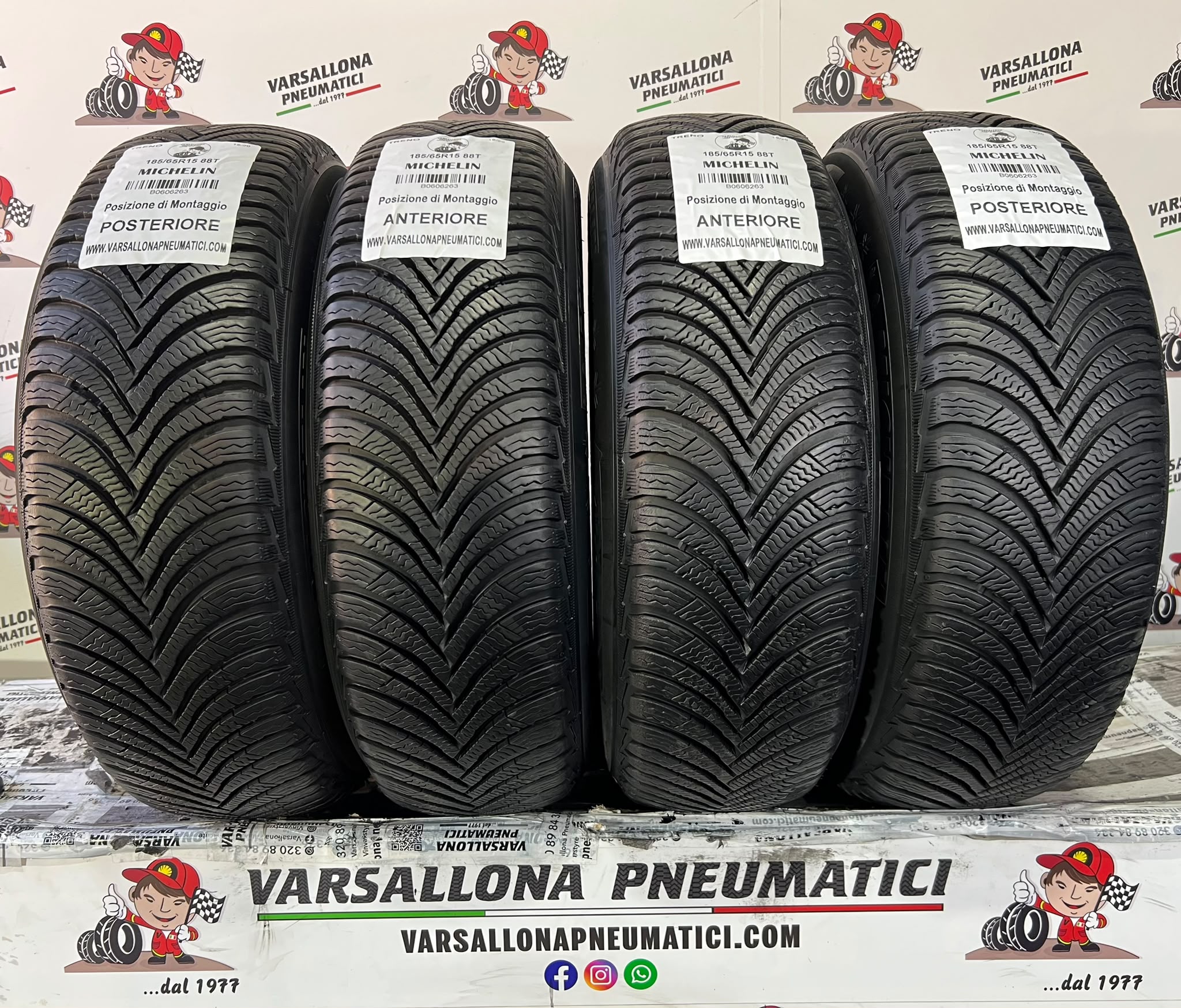 N.4 Pneumatici - 185/65R15 88T Alpin 5