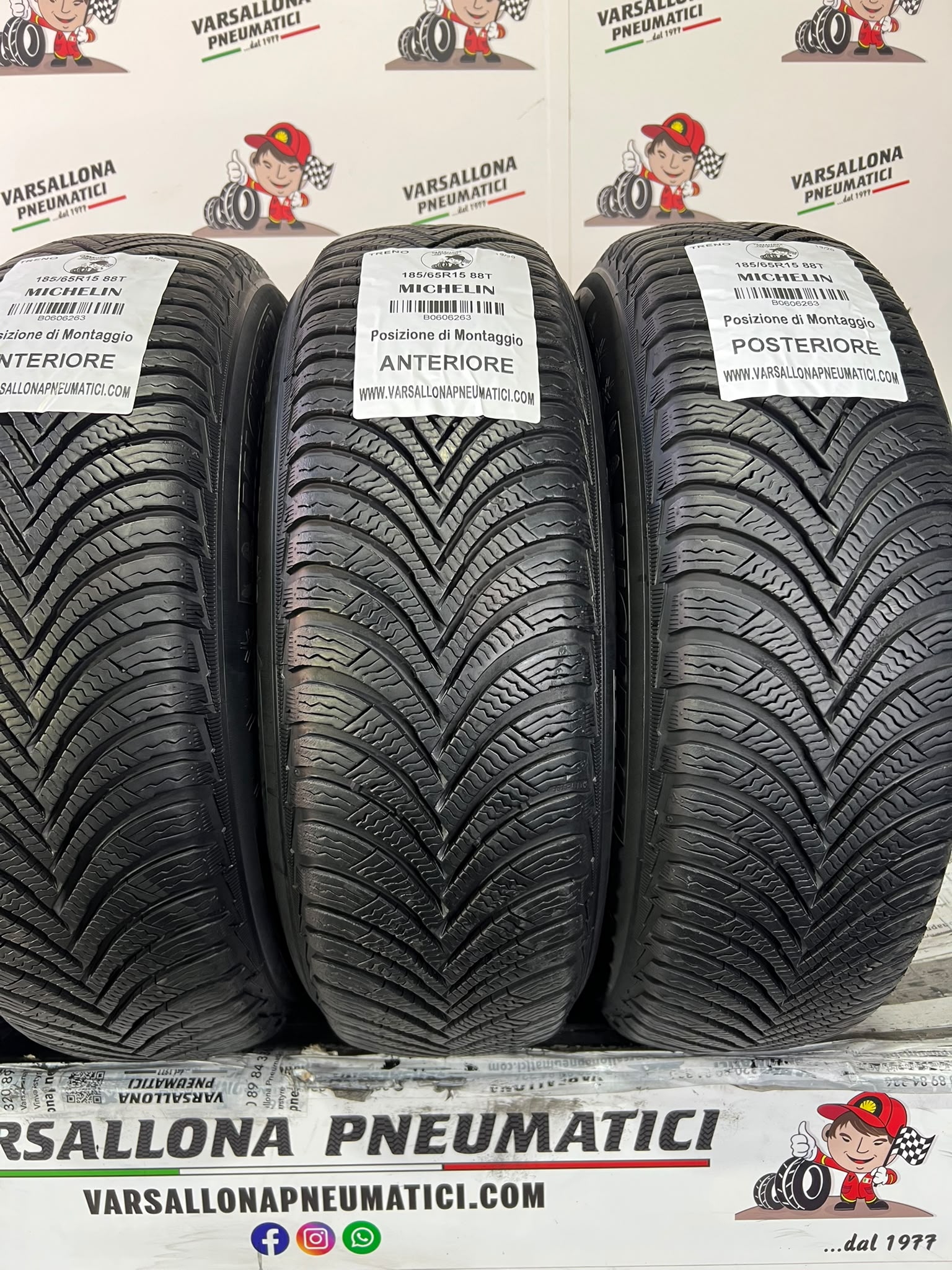 N.4 Pneumatici - 185/65R15 88T Alpin 5 - immagine 2