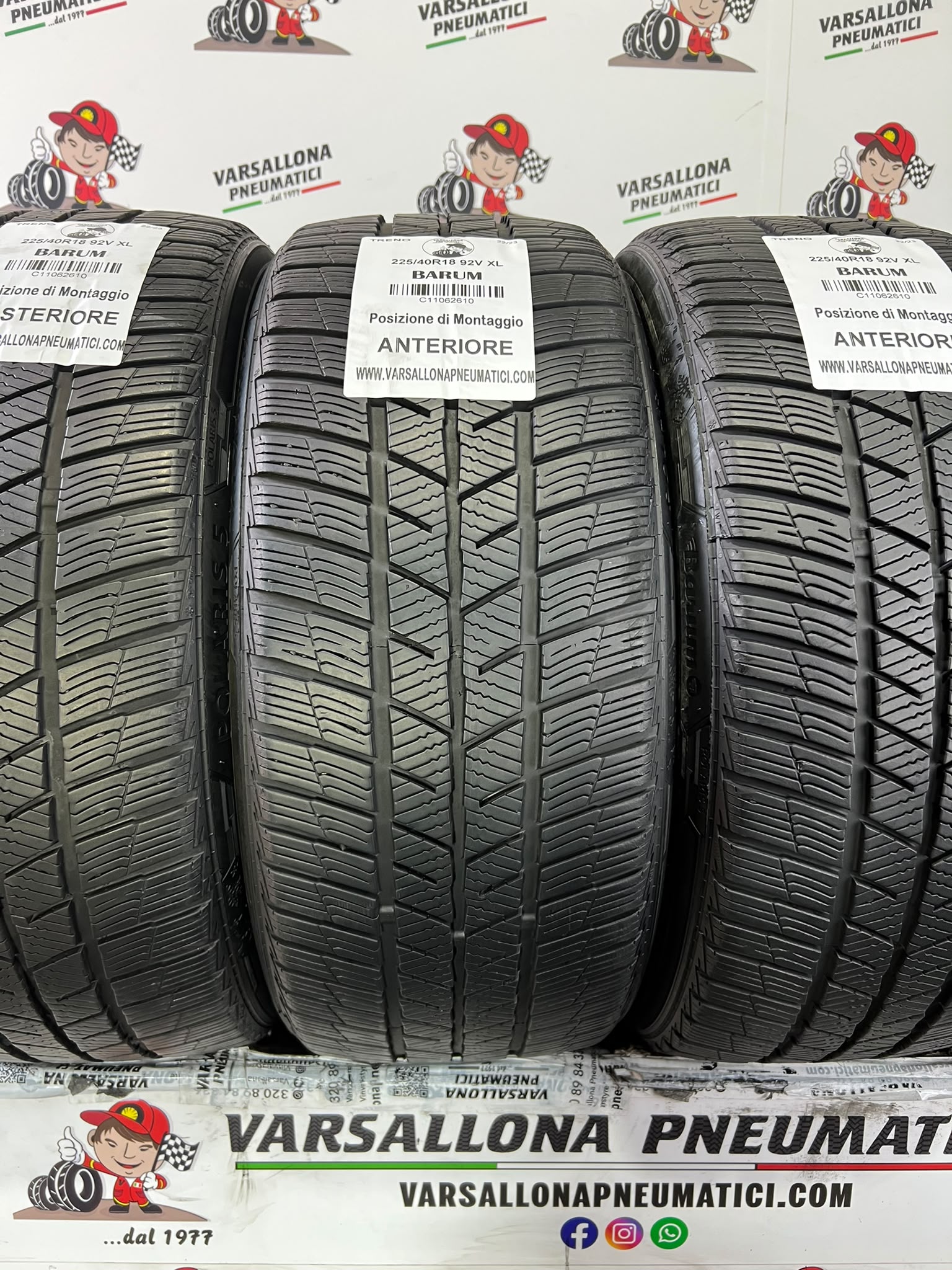 N.4 Pneumatici - 225/40R18 92V XL BARUM - POLARIS 5 - immagine 2