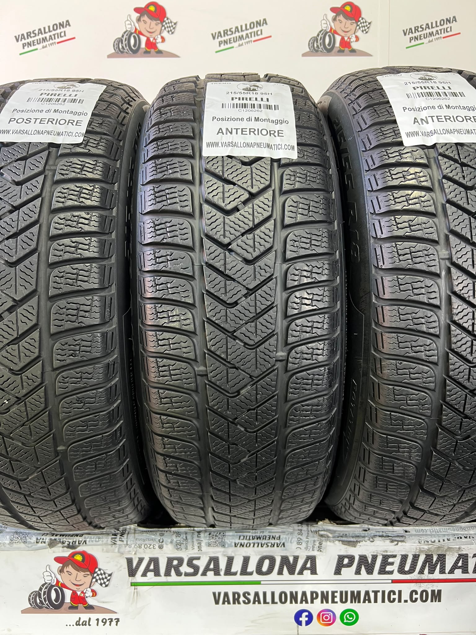 N.4 Pneumatici - 215/55R18 95H PIRELLI - Sottozero 3 Winter - immagine 2