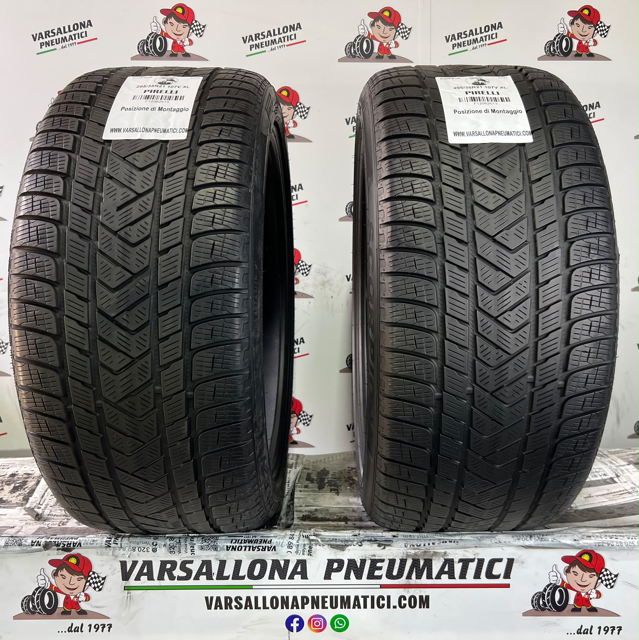 N.2 Pneumatici - 295/35R21 107V XL PIRELLI - Scorpion Winter MO