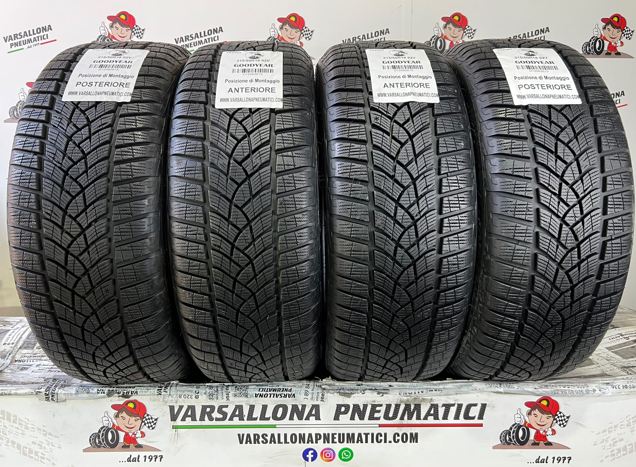 N.4 Pneumatici - 215/50R18 92V GOODYEAR - Ultra grip performance +