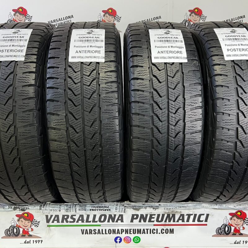 N.4 Pneumatici - 215/60R17C 109/107T GOODYEAR - Ultra grip Cargo