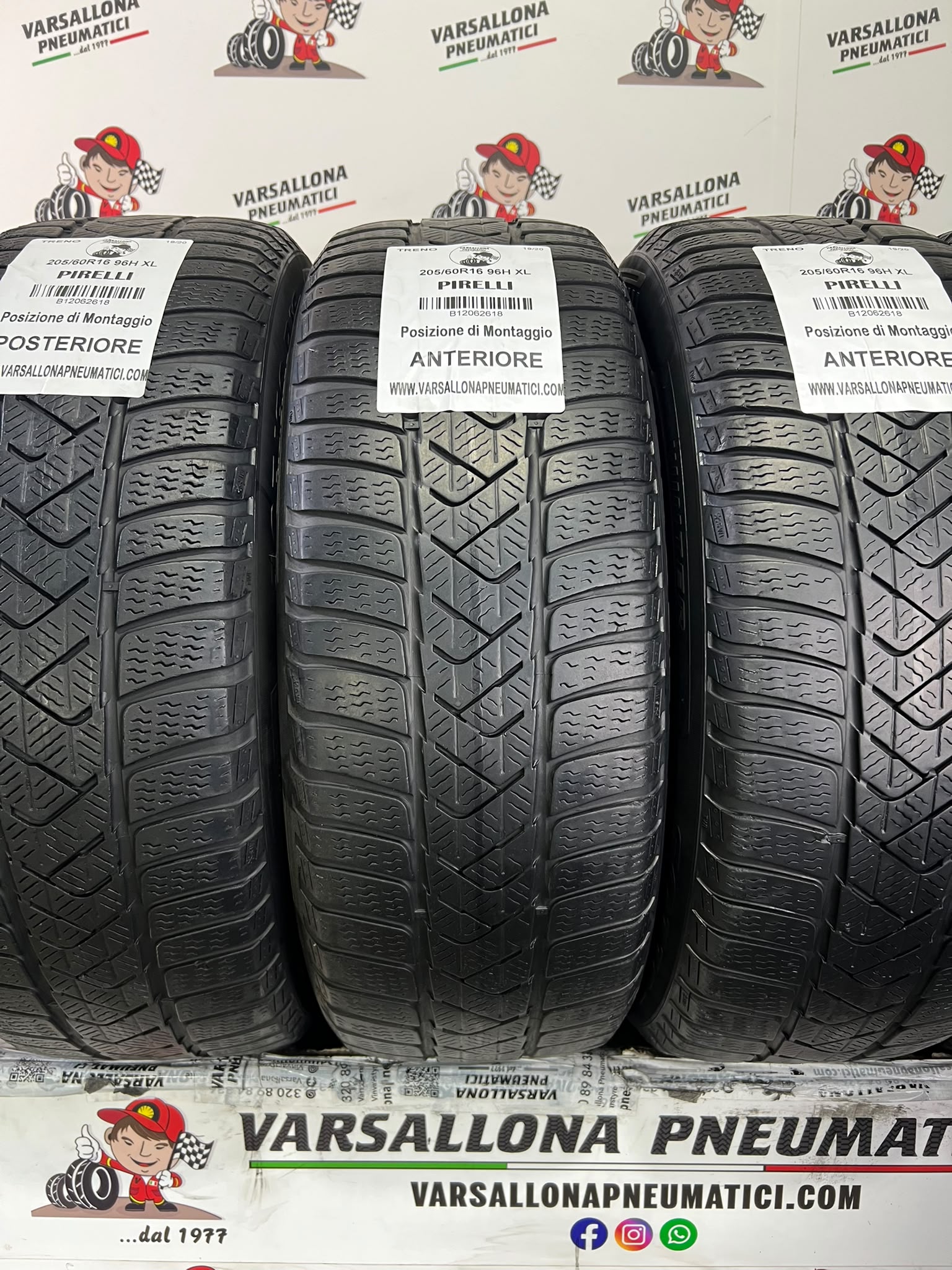 N.4 Pneumatici - 205/60R16 96H XL PIRELLI - Winter Sottozero 3 - immagine 2