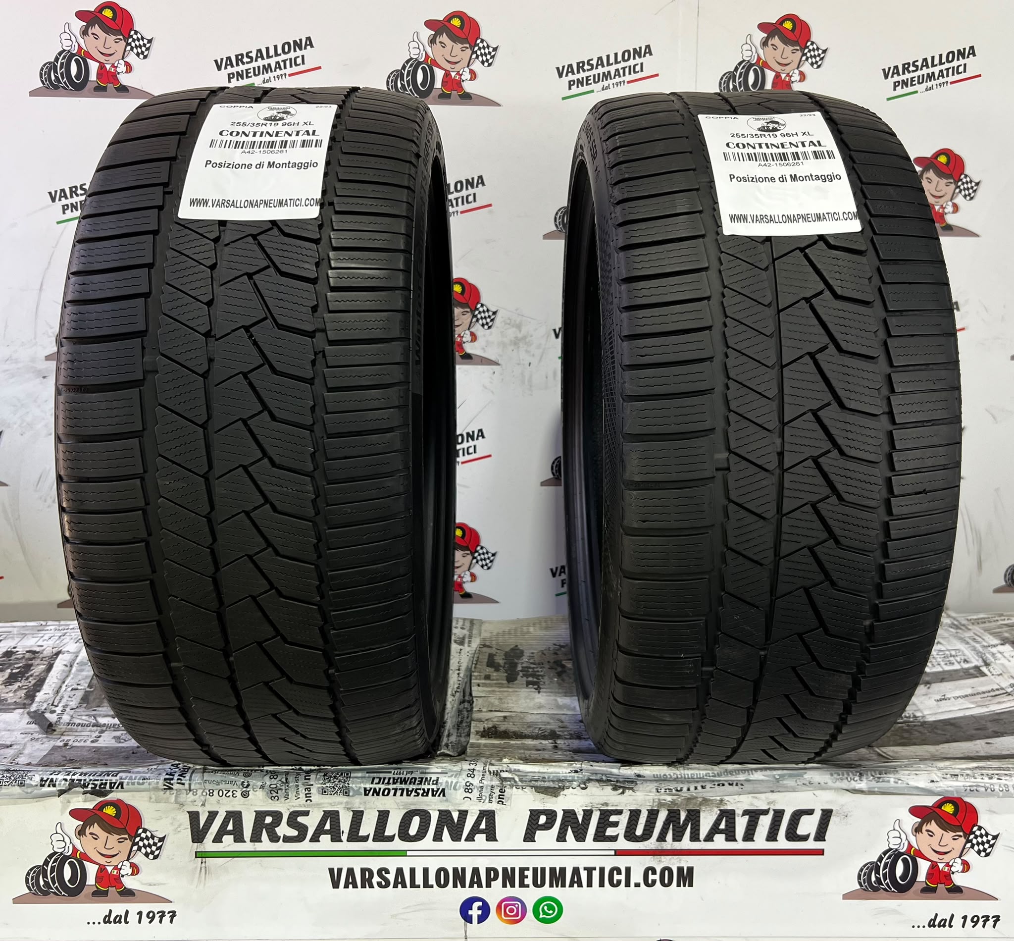 N.2 Pneumatici - 255/35R19 96H XL CONTINENTAL - Winter Contact TS860S RFT