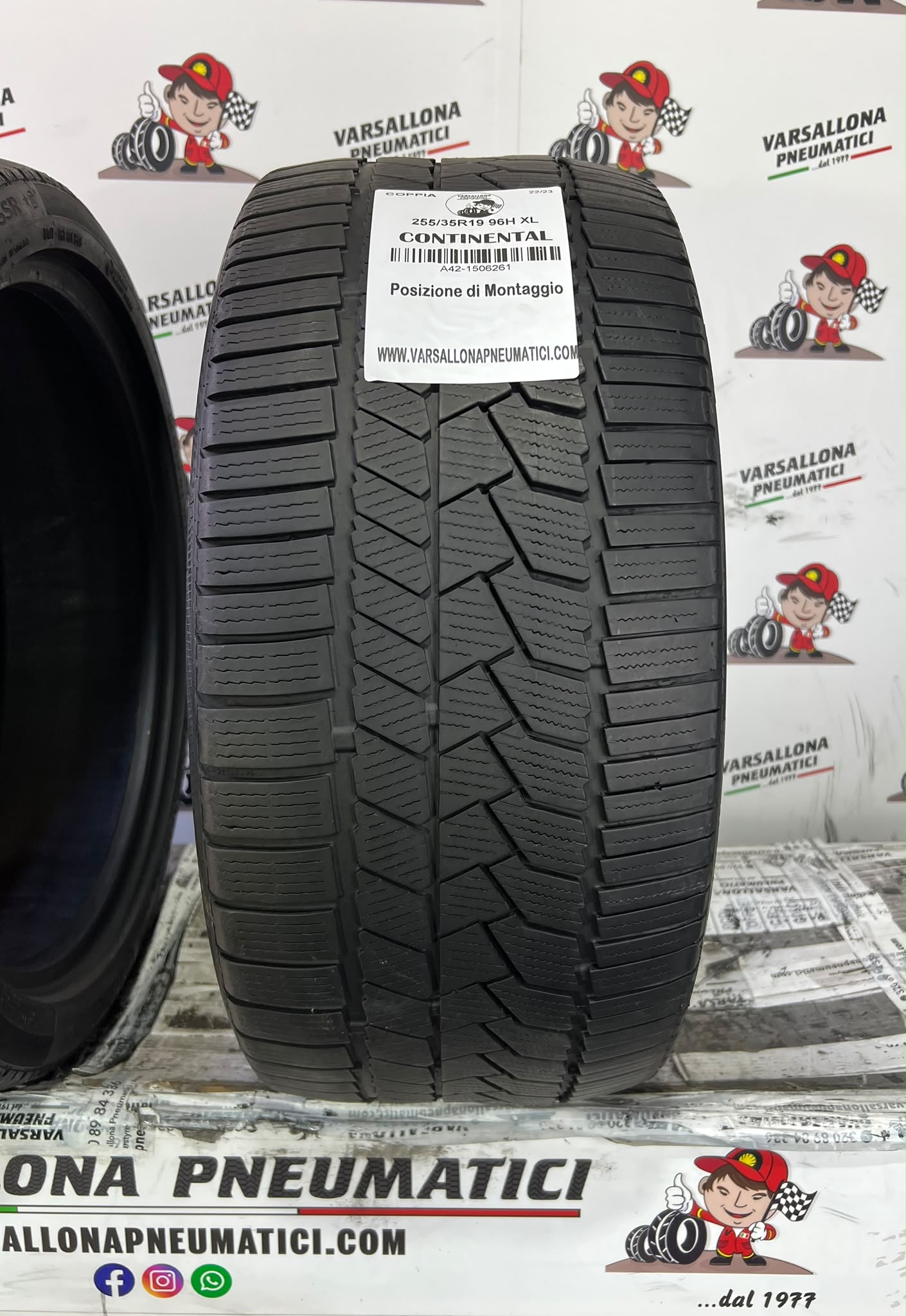 N.2 Pneumatici - 255/35R19 96H XL CONTINENTAL - Winter Contact TS860S RFT - immagine 2