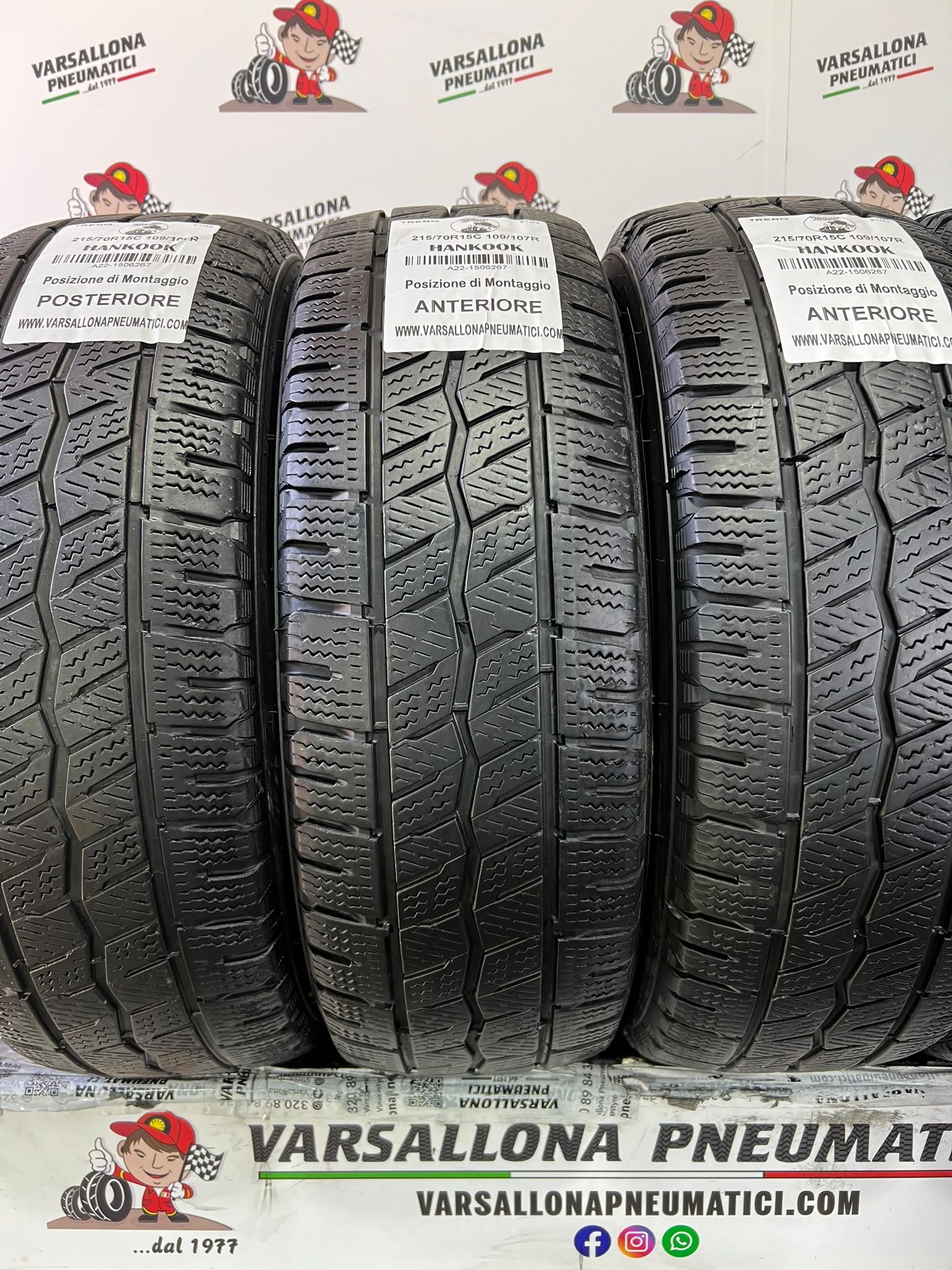 N.4 Pneumatici - 215/70R15C 109/107R HANKOOK - Winter Icept LV - immagine 2