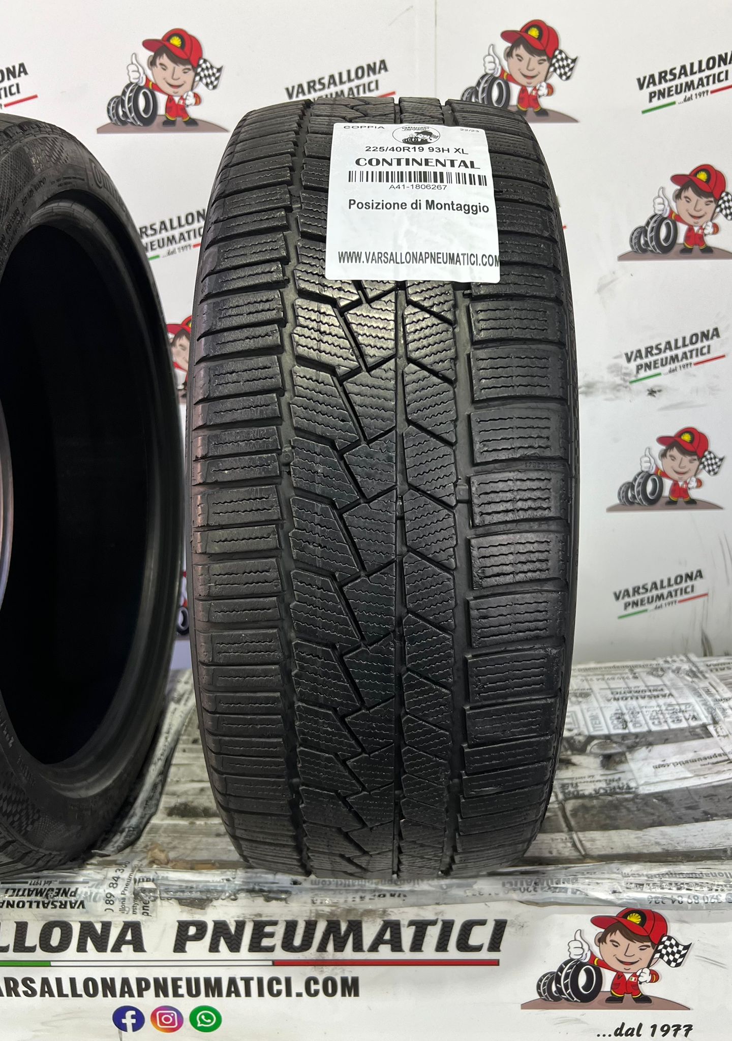 N.2 Pneumatici - 225/40R19 93H XL CONTINENTAL - Winter Contact TS860S RFT - immagine 2