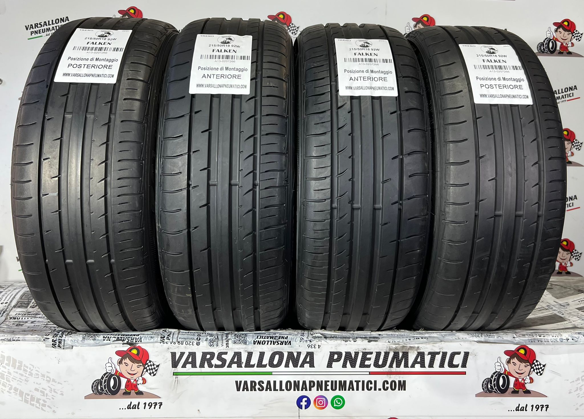 N.4 Pneumatici - 215/50R18 92W FALKEN TYRES - Azenis FK453 CC