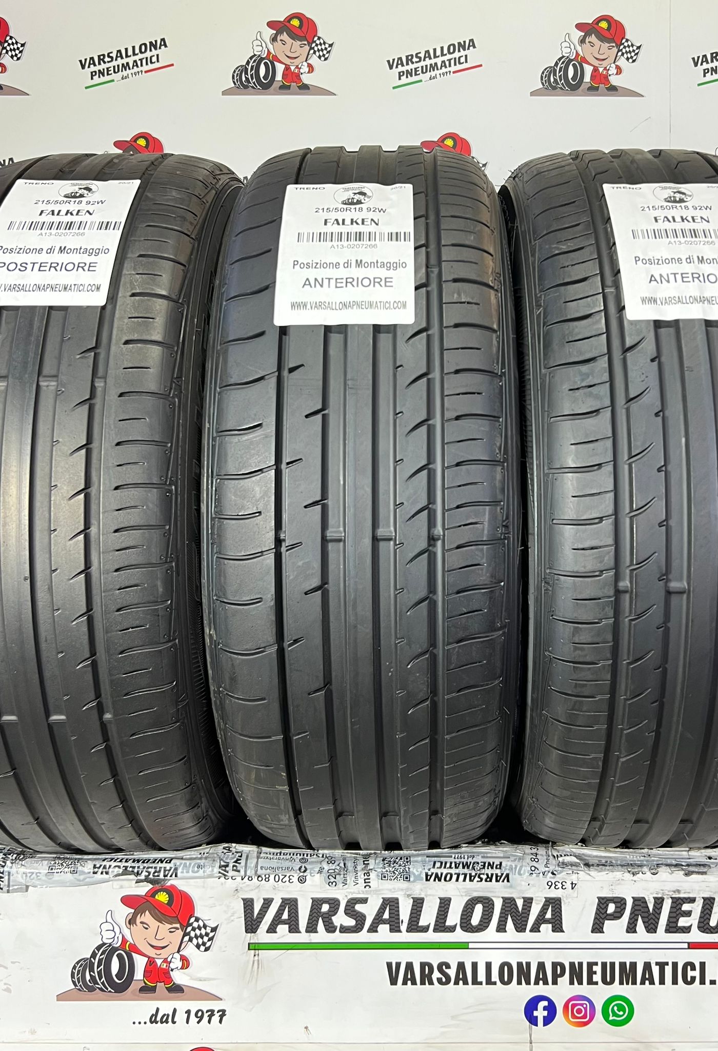 N.4 Pneumatici - 215/50R18 92W FALKEN TYRES - Azenis FK453 CC - immagine 2
