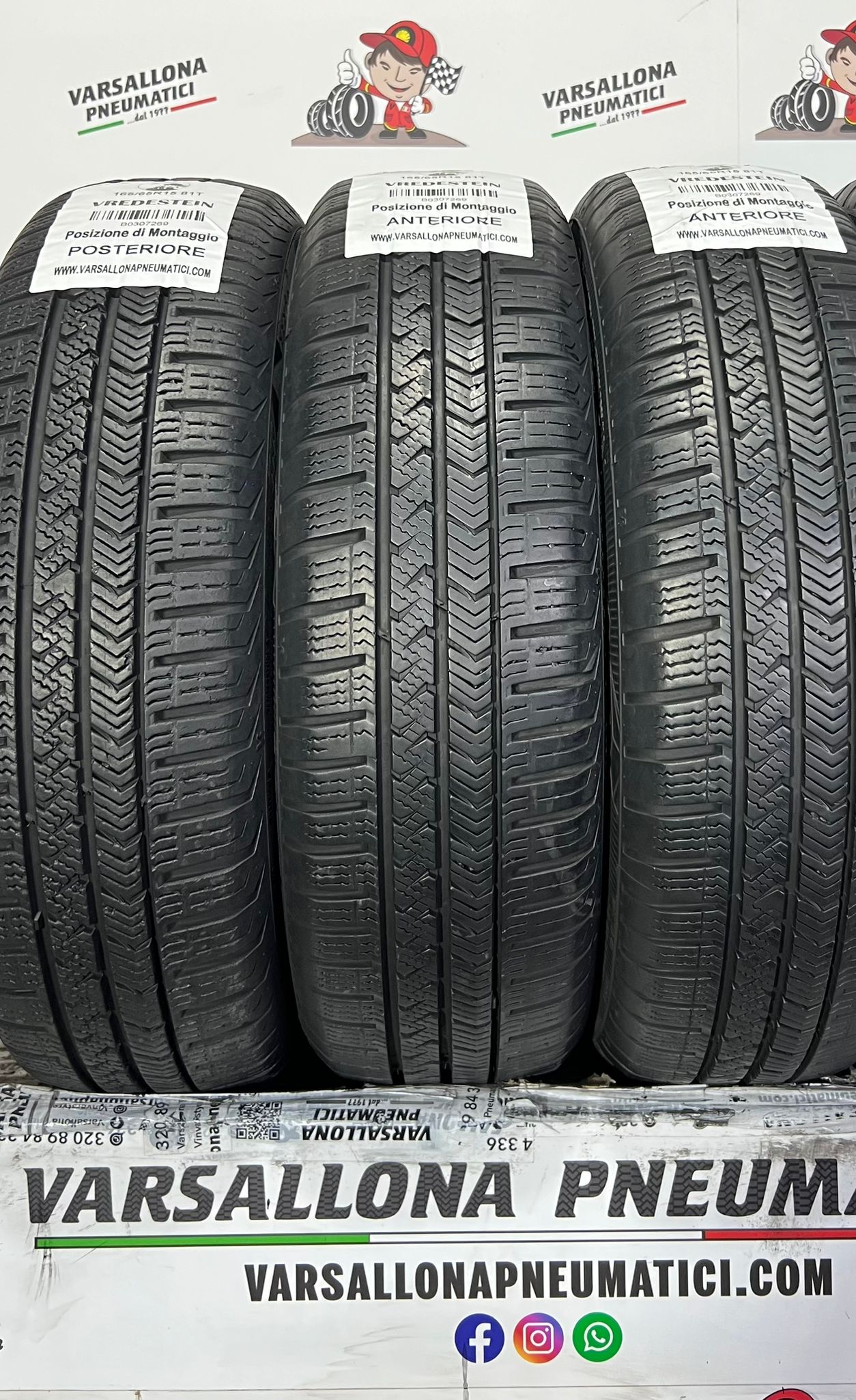 N.4 Pneumatici -165/65R15 81T VREDESTEIN - Quatrac 5 - immagine 2