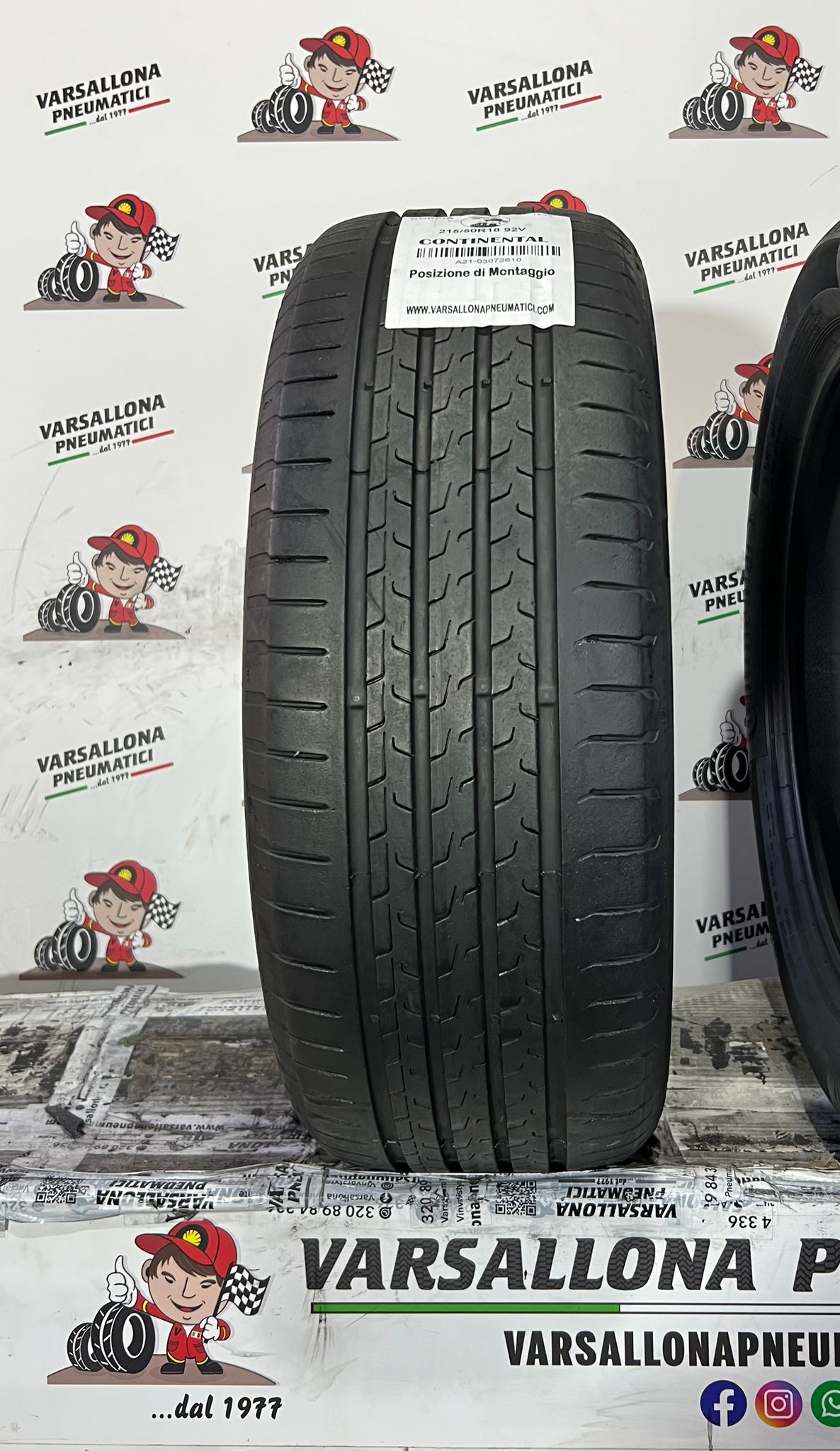 N.2 Pneumatici - 215/50R18 92V CONTINENTAL - Eco Contact 6Q - immagine 2