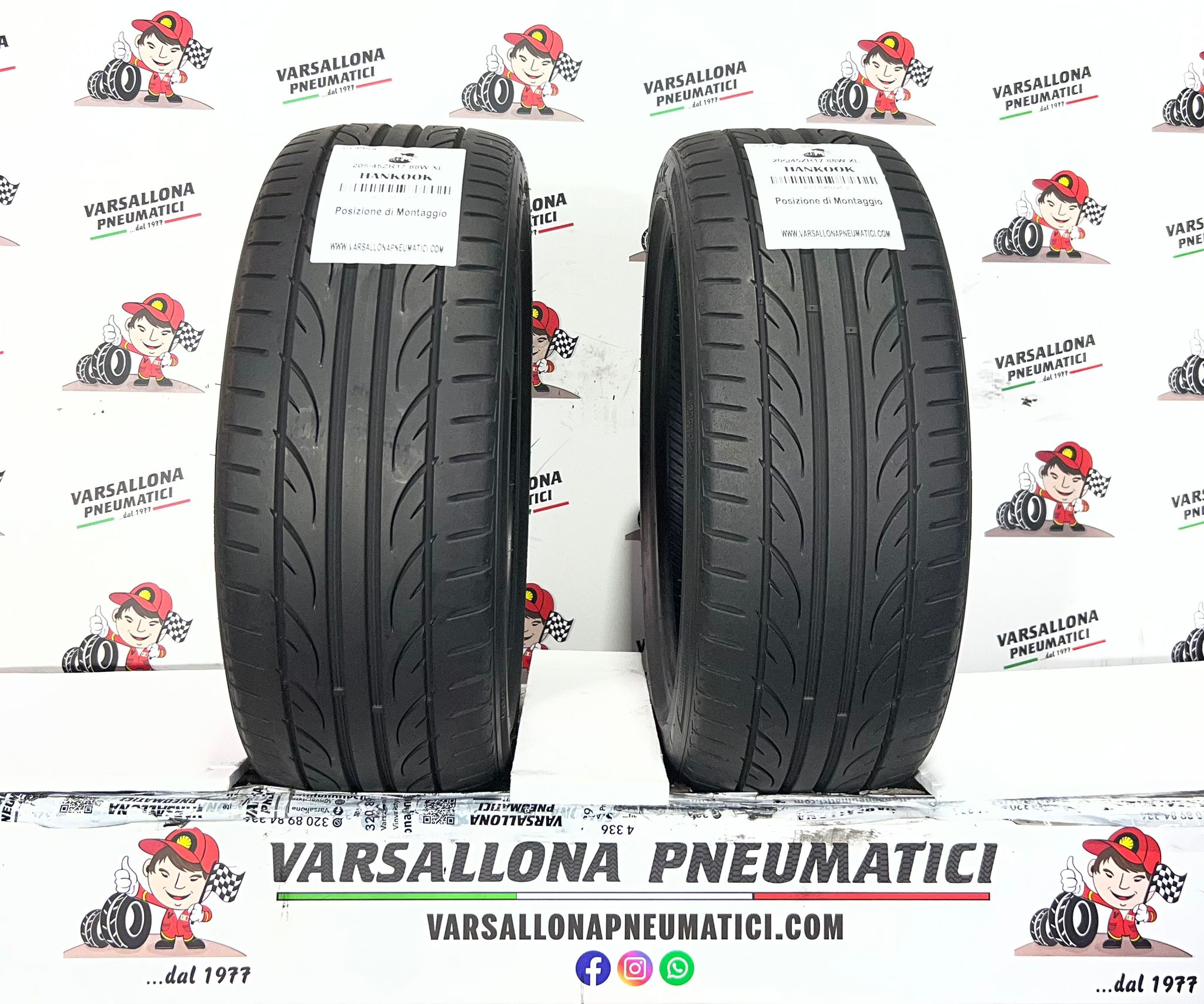 N.2 Pneumatici - 205/45ZR17 88W XL HANKOOK - Ventus V12 evo 2