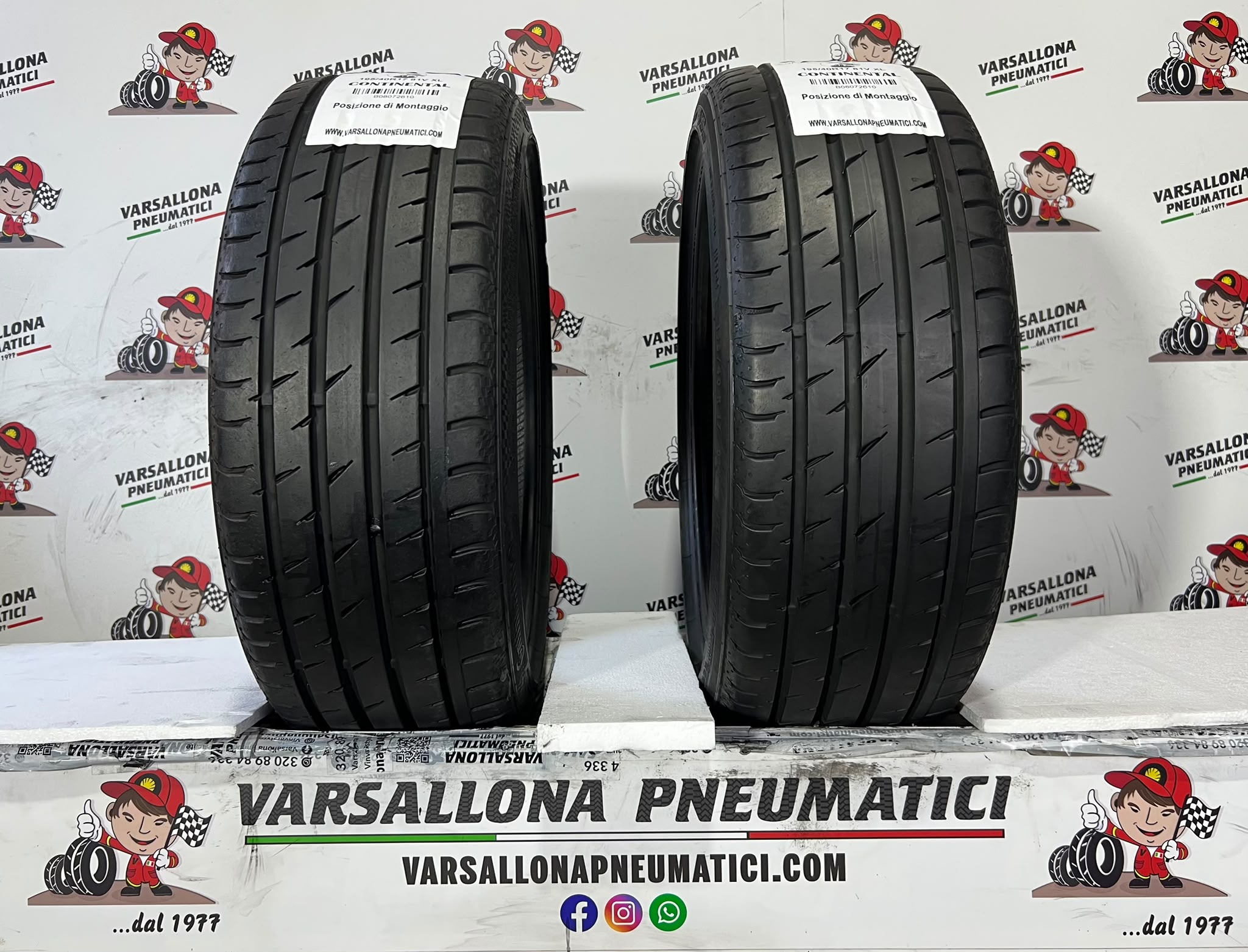 N.2 Pneumatici - 195/40R17 81V XL CONTINENTAL - Conti Sport Contact 3
