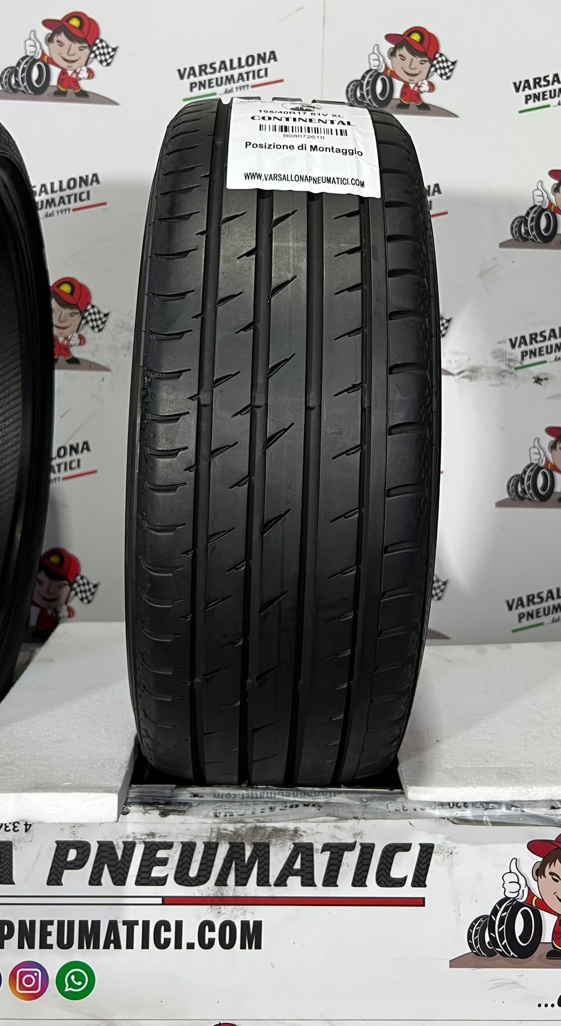 N.2 Pneumatici - 195/40R17 81V XL CONTINENTAL - Conti Sport Contact 3 - immagine 2
