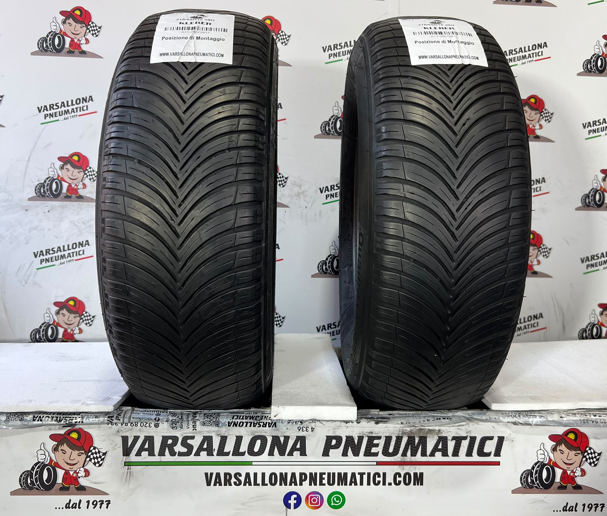 N.2 Pneumatici - 215/65R16 98H KLEBER - Quadraxer SUV
