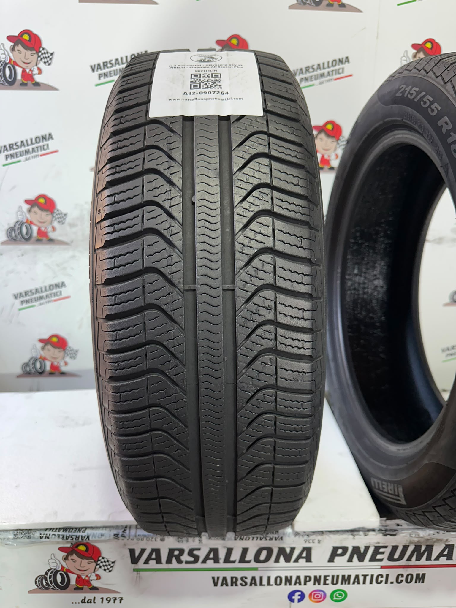 N.2 Pneumatici - 215/55R18 99V XL PIRELLI - Cinturato All Season Plus - immagine 2