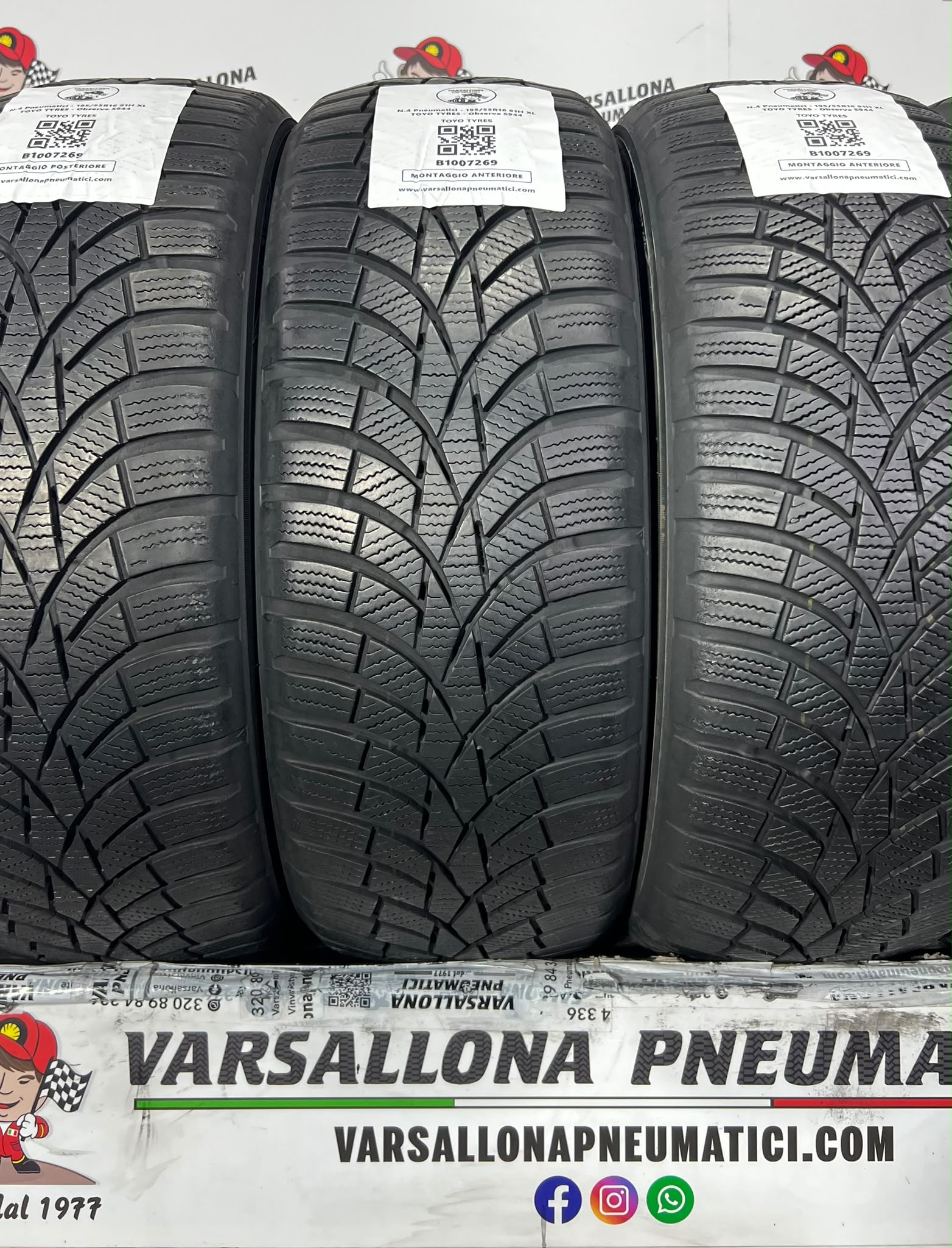 N.4 Pneumatici - 195/55R16 91H XL TOYO TYRES - Observe S944 - immagine 2