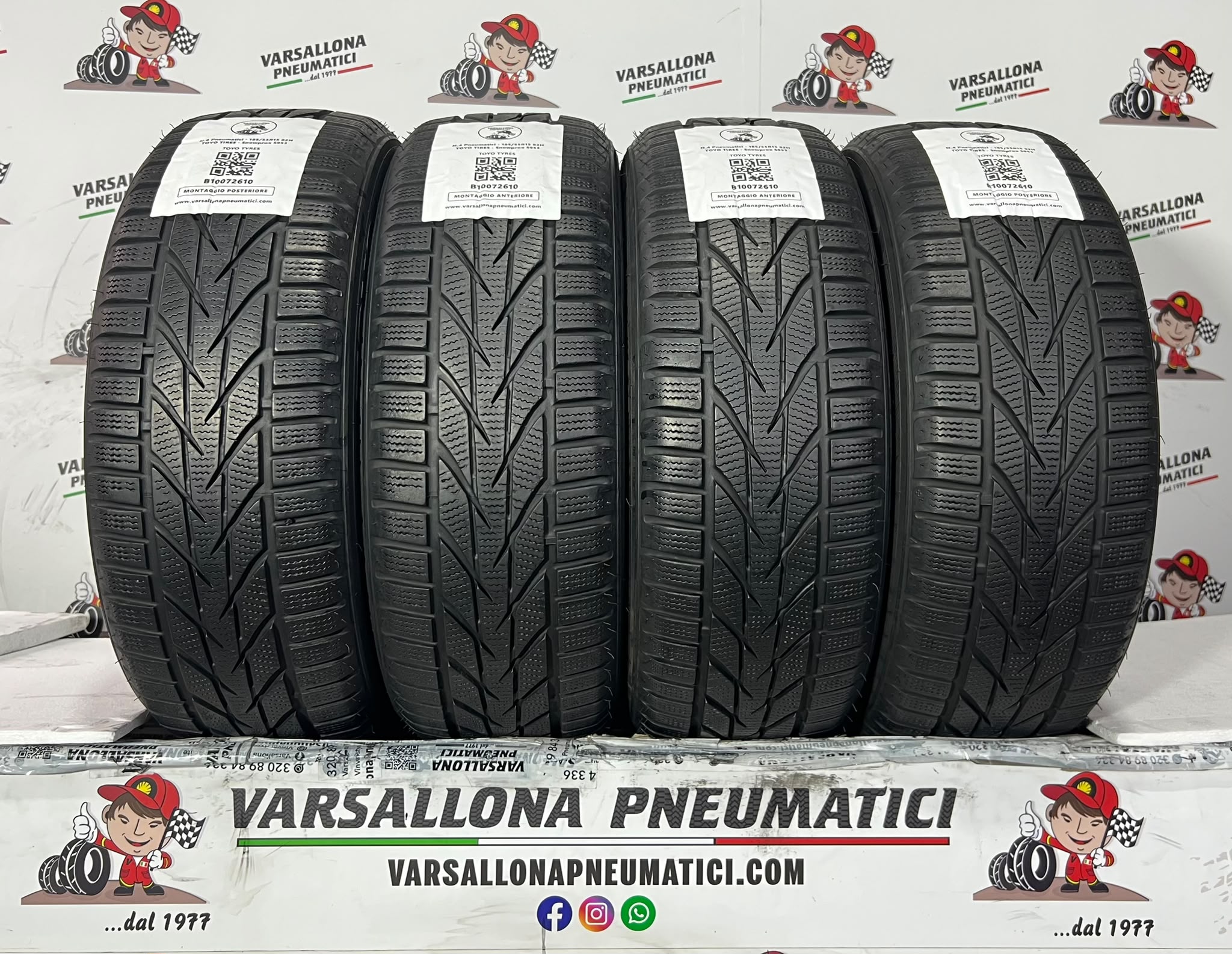 N.4 Pneumatici - 185/55R15 82H TOYO TIRES - Snowprox S953
